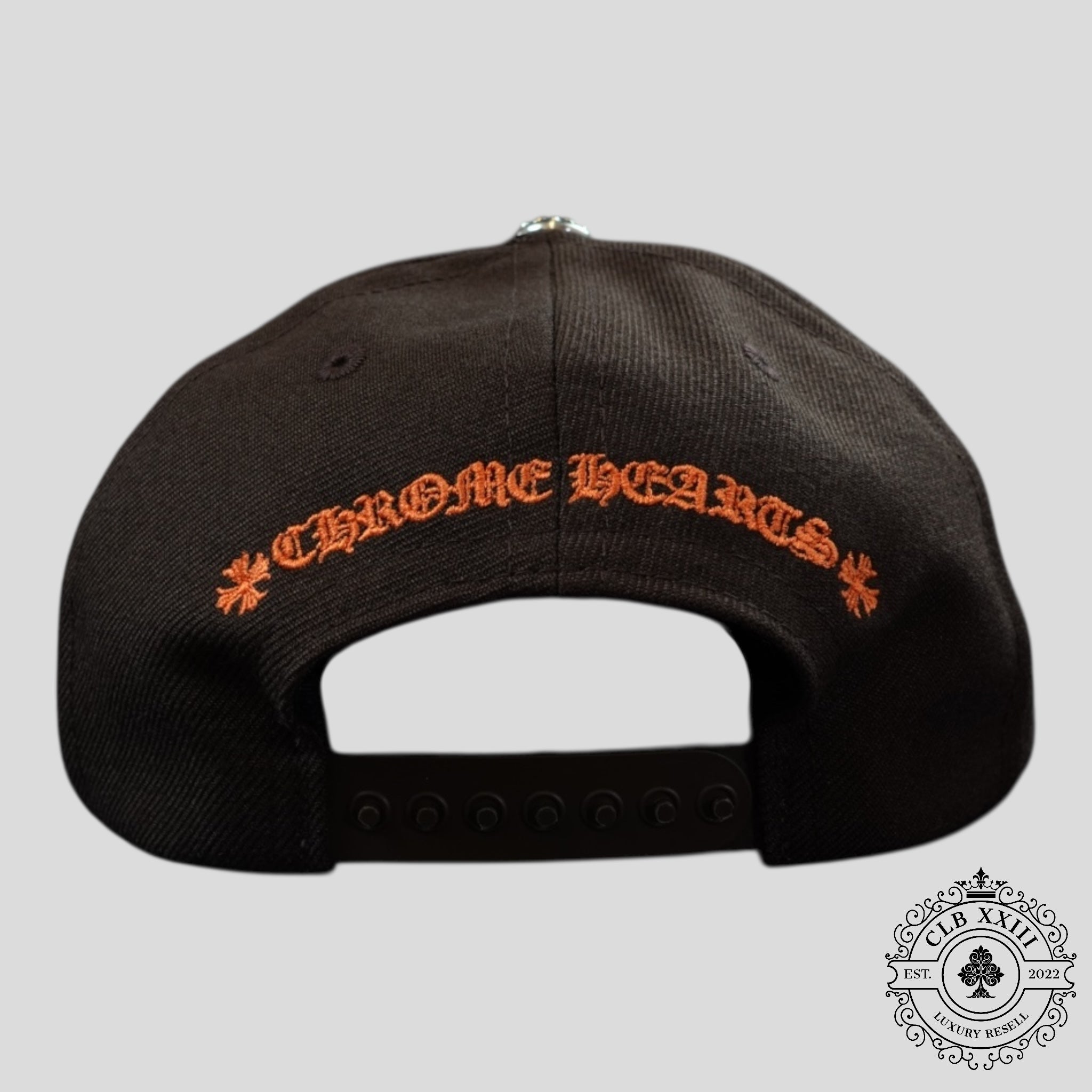 Chrome Hearts CH Embroidered Hat in Brown/Orange