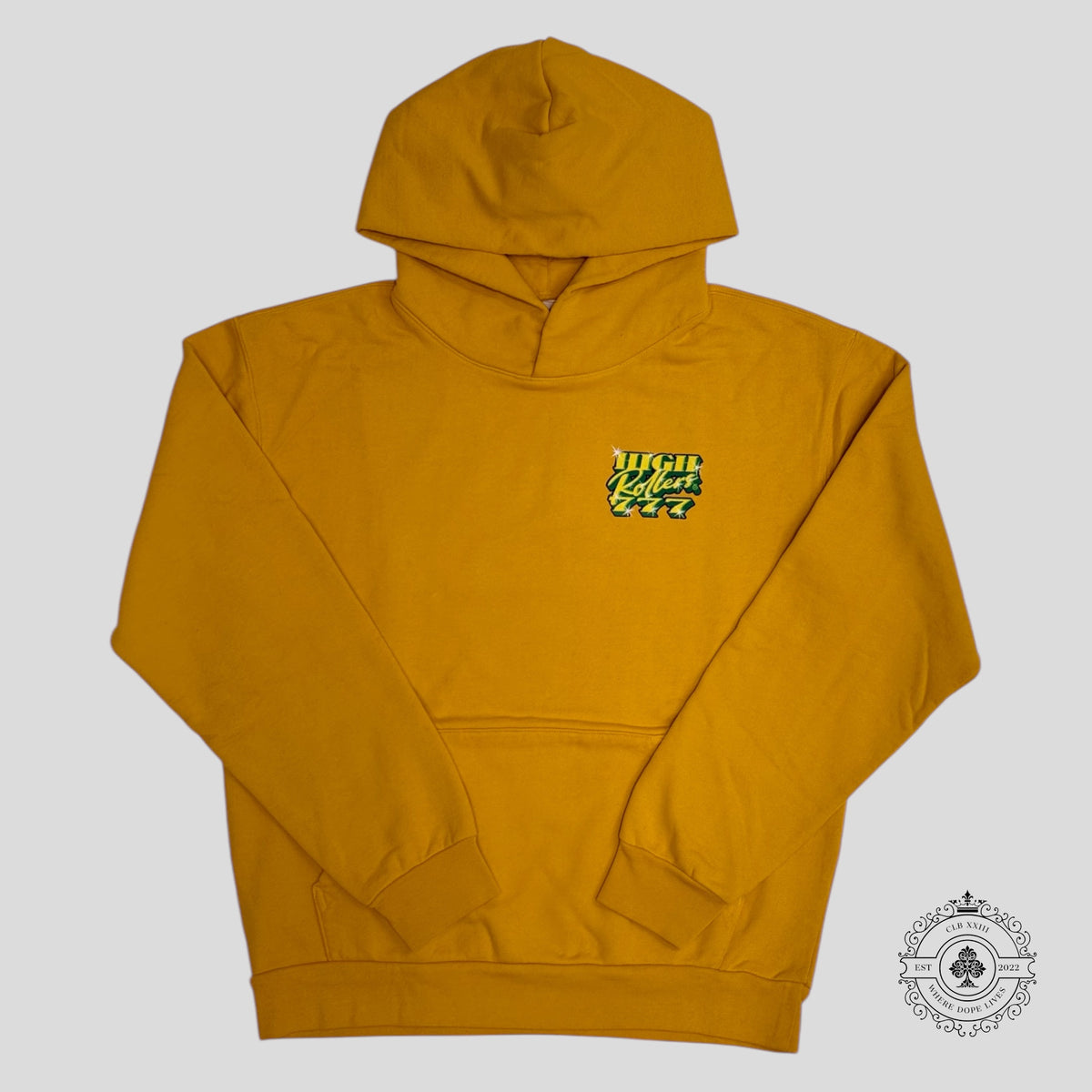 High Rollers 777 Hoodie in Yellow