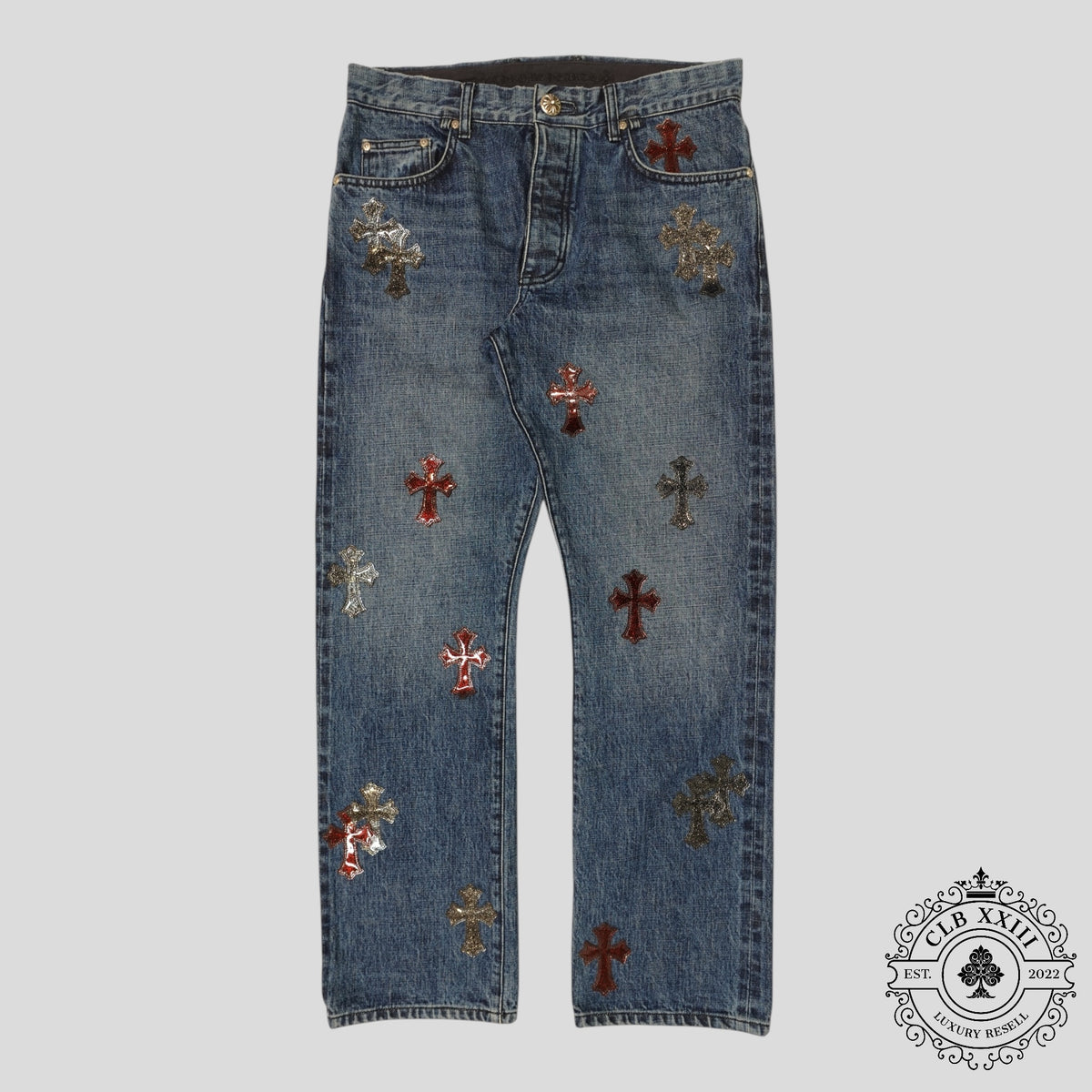 Chrome Hearts Gel Patch Turbo Diesel Jeans