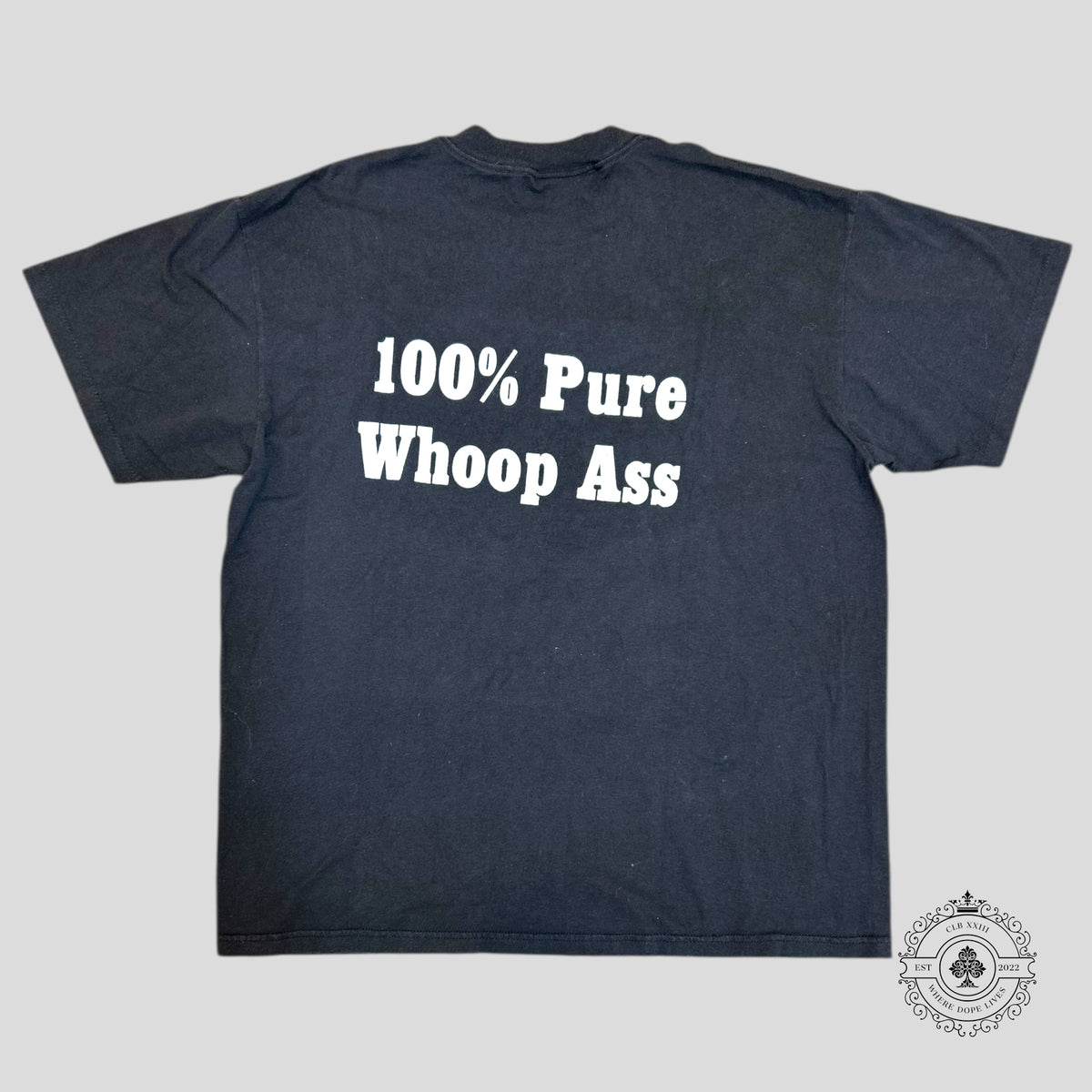 Stone Cold Whoop Ass 1990s Vintage Tee in Black
