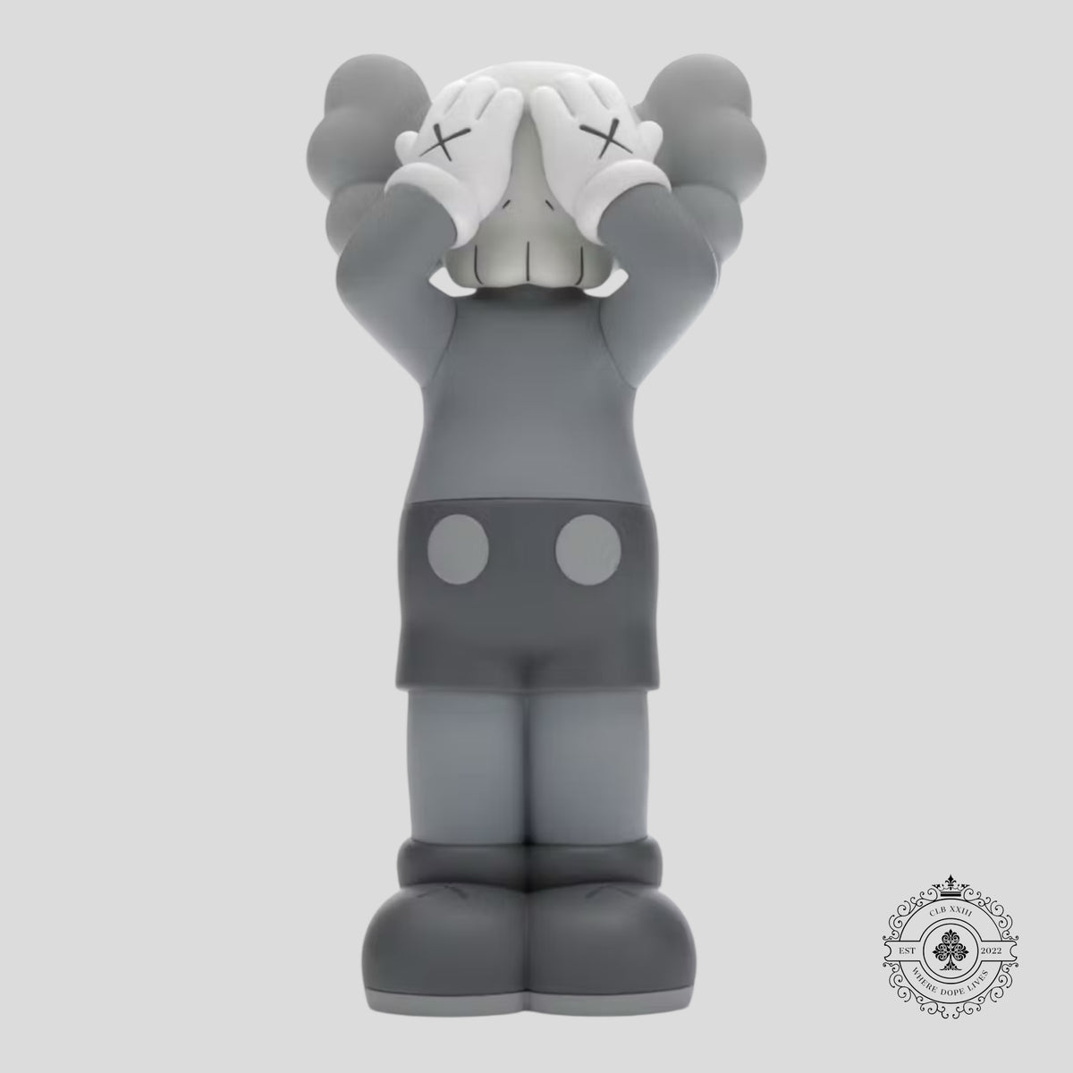 Kaws Vinyl Figure Holiday: United Kingdom in Grey