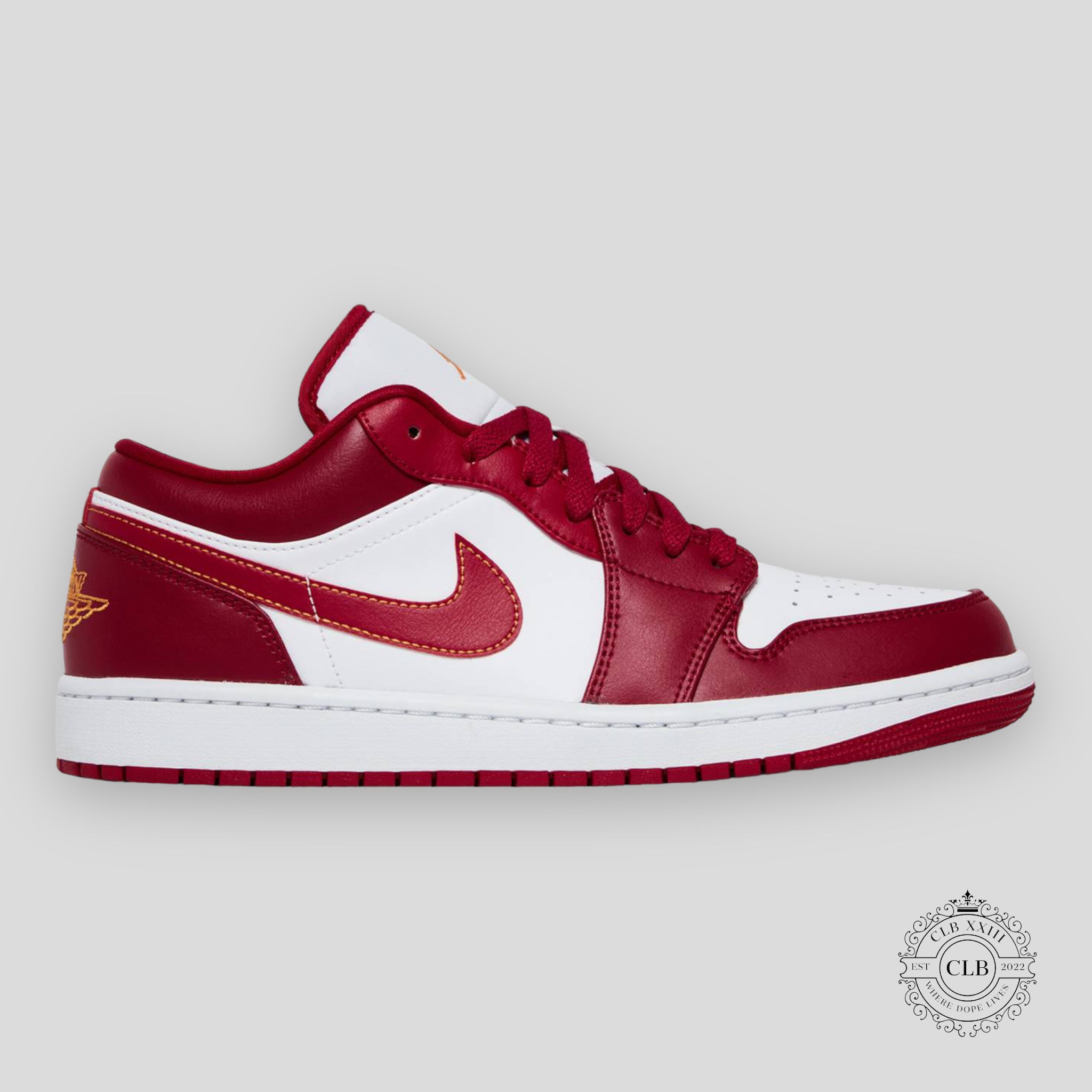 AIR JORDAN 1 LOW "CARDINAL RED"