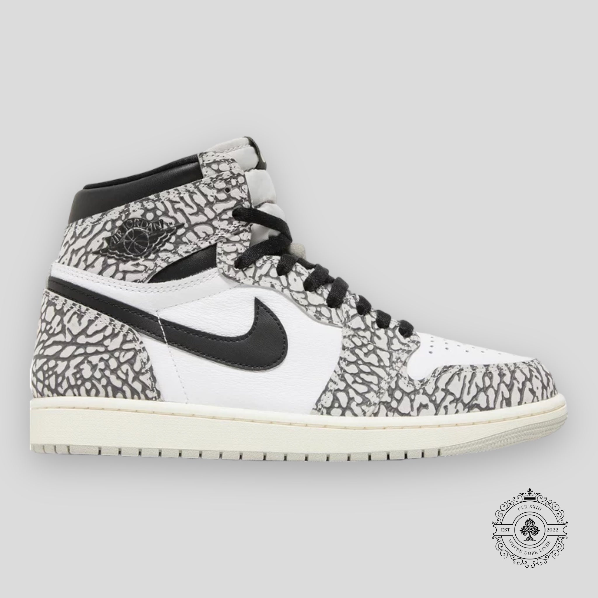Air Jordan 1 Retro High OG White Cement