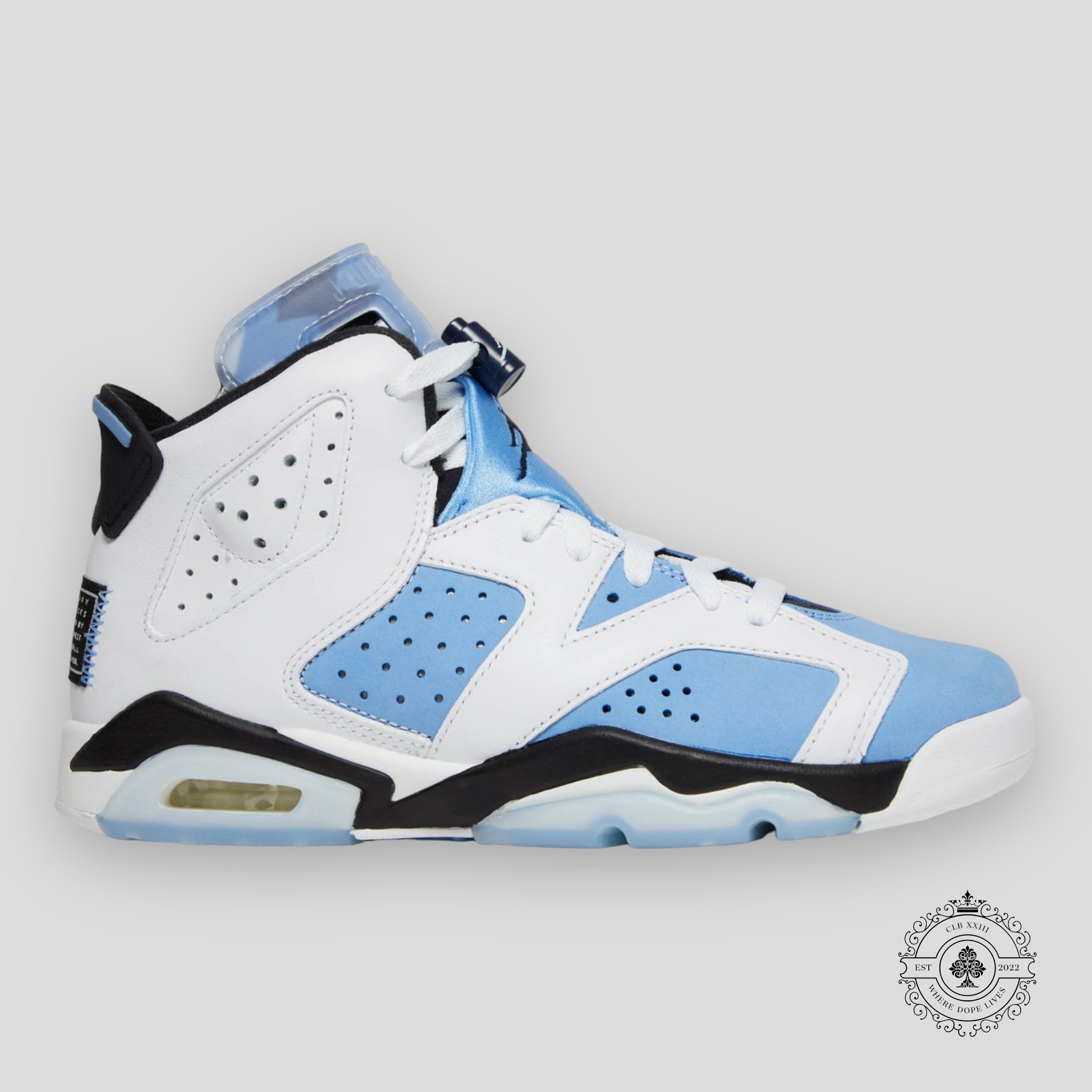 Air Jordan 6 Retro (GS) "UNC White"