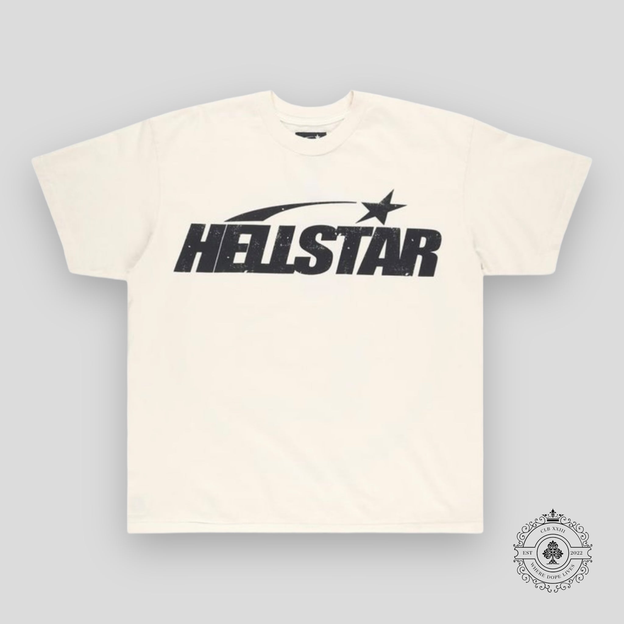 Hellstar Classic Logo Tee in White