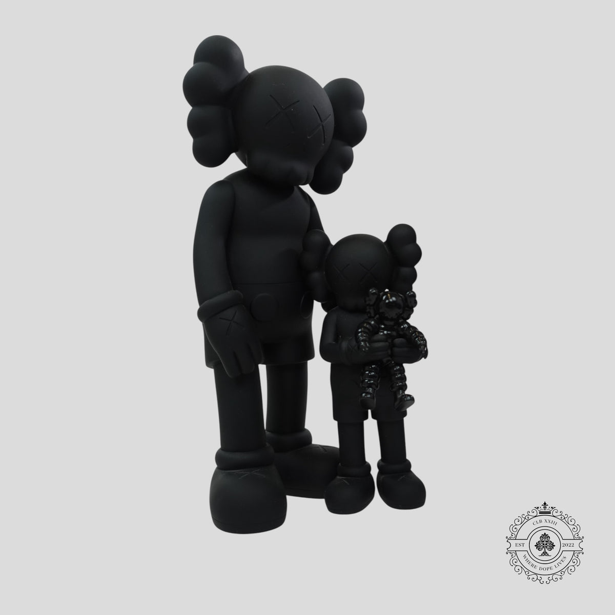 Kaws Family Vinyl Figures in Black