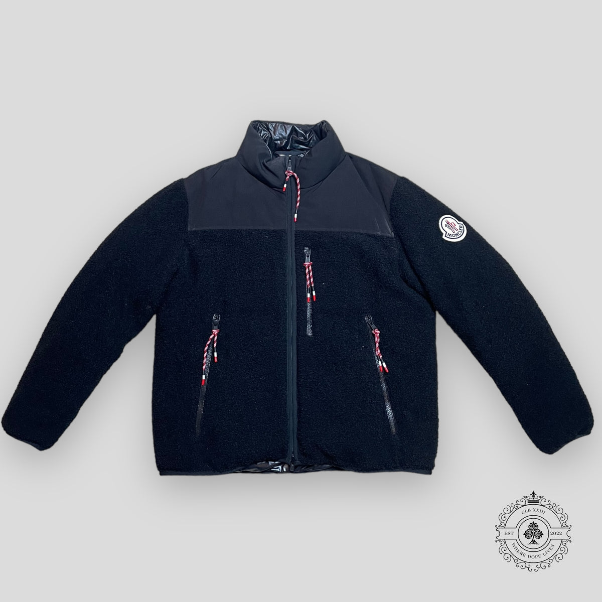 Moncler Reversable Brohan Coat in Black