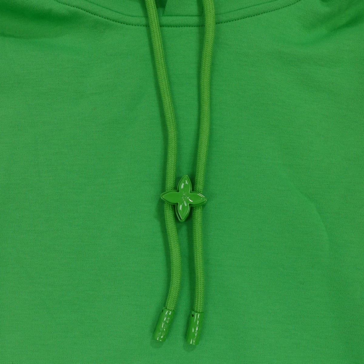 Louis Vuitton Monogram Flower Metal Stopper Hoodie in Green
