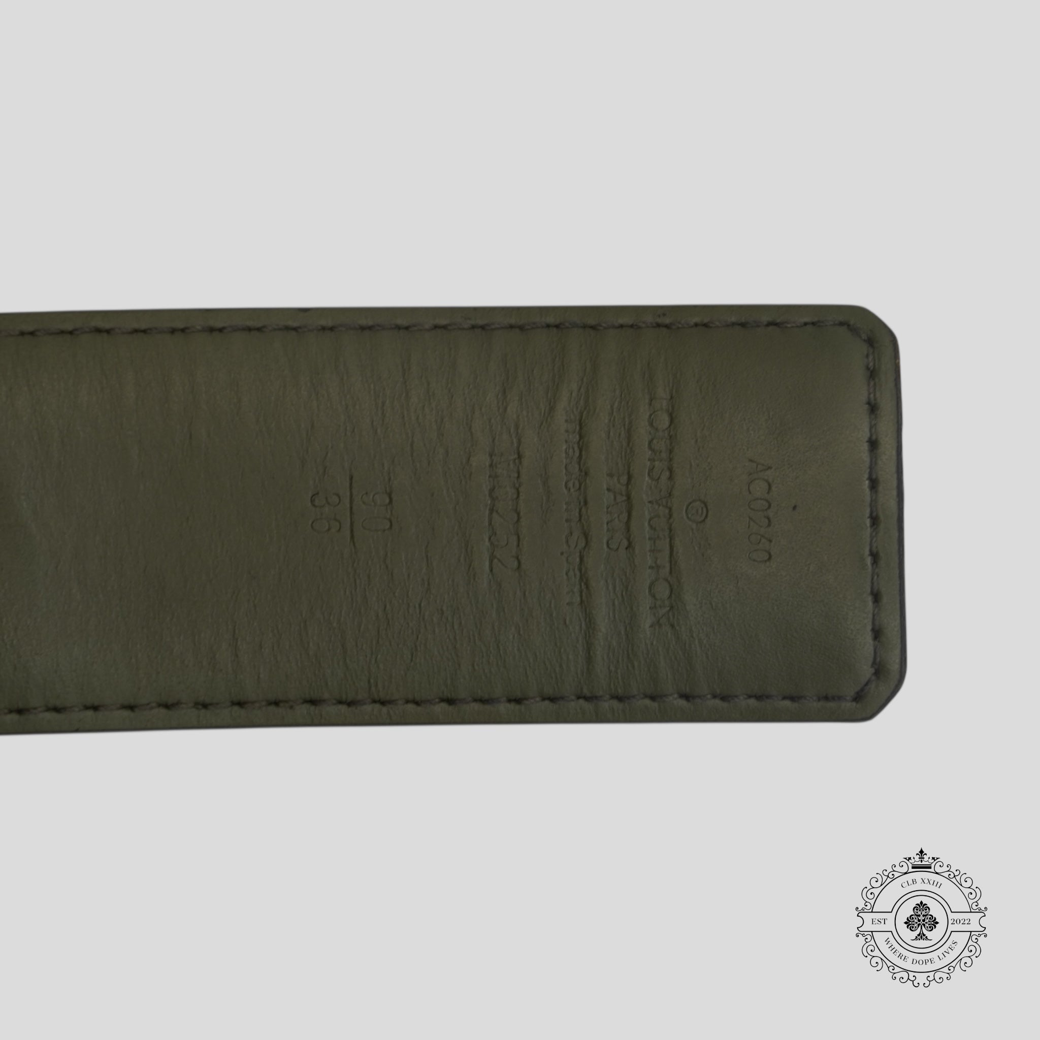 Louis Vuitton Initials Belt in Black