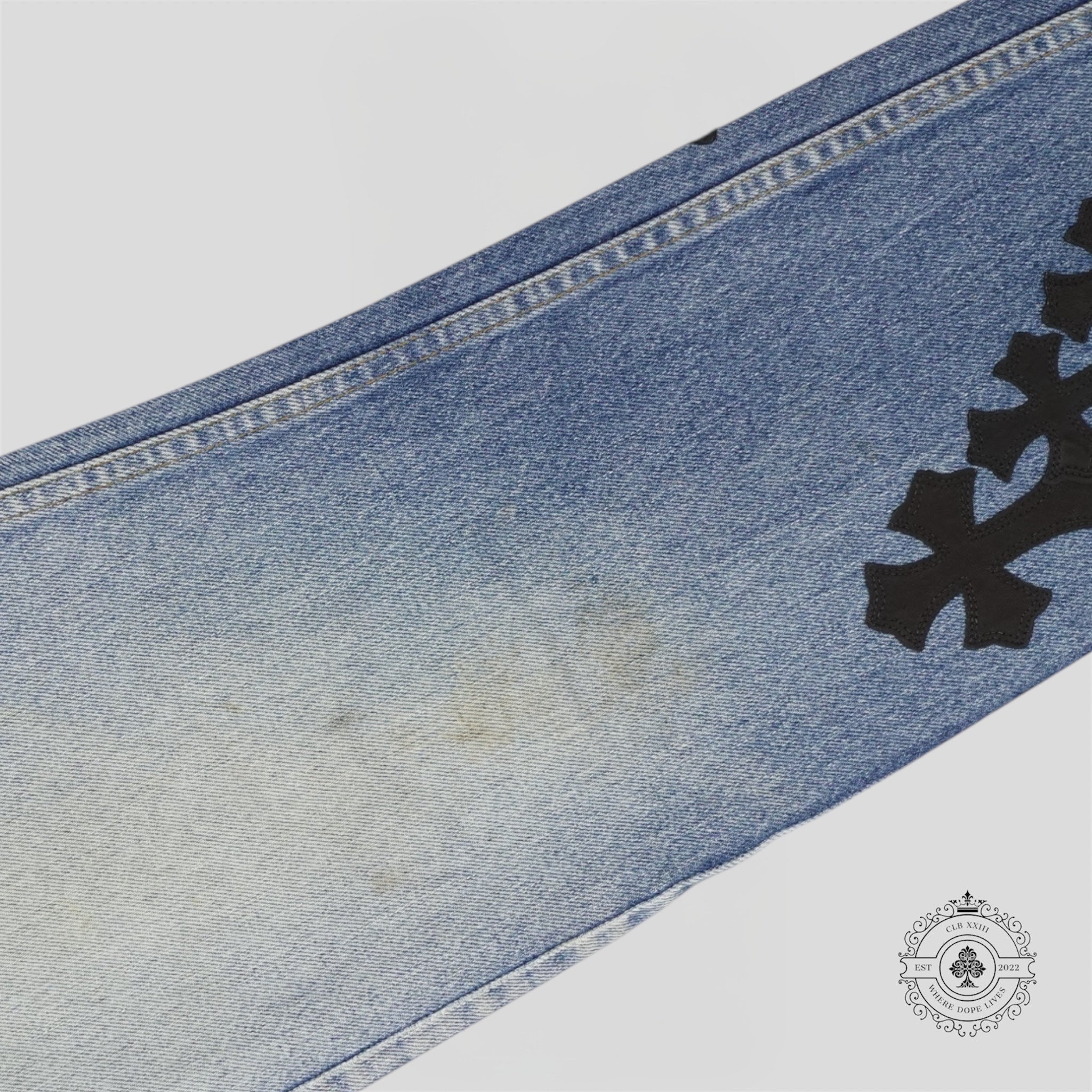 Chrome Hearts Cross Patch Jeans