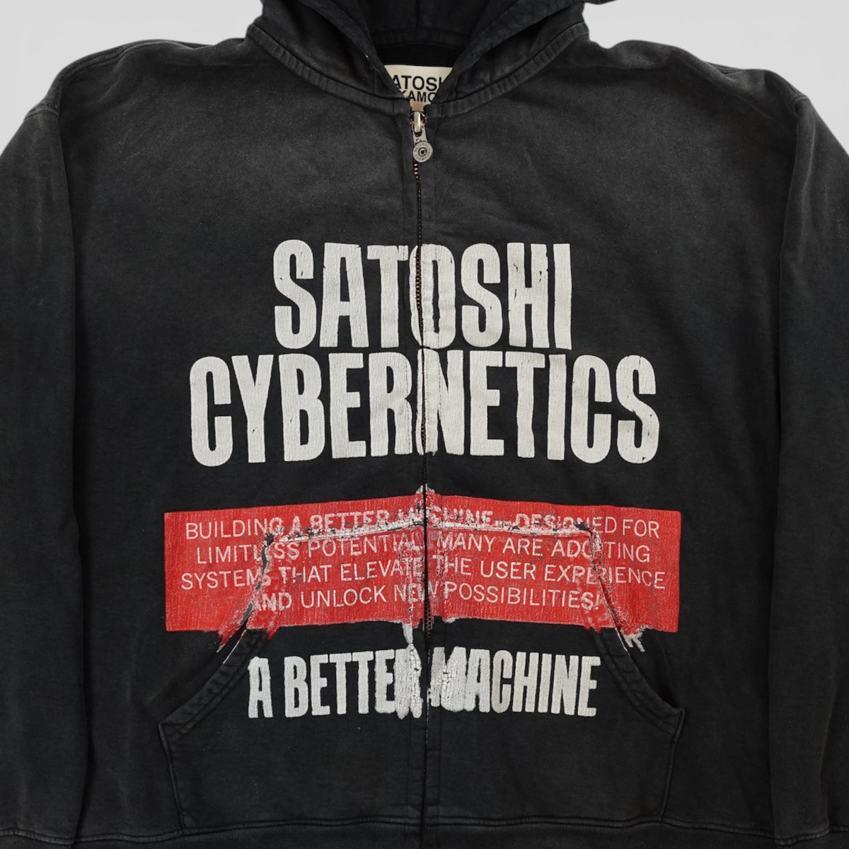 Satoshi Nakamoto Cybernetics Zip Up
