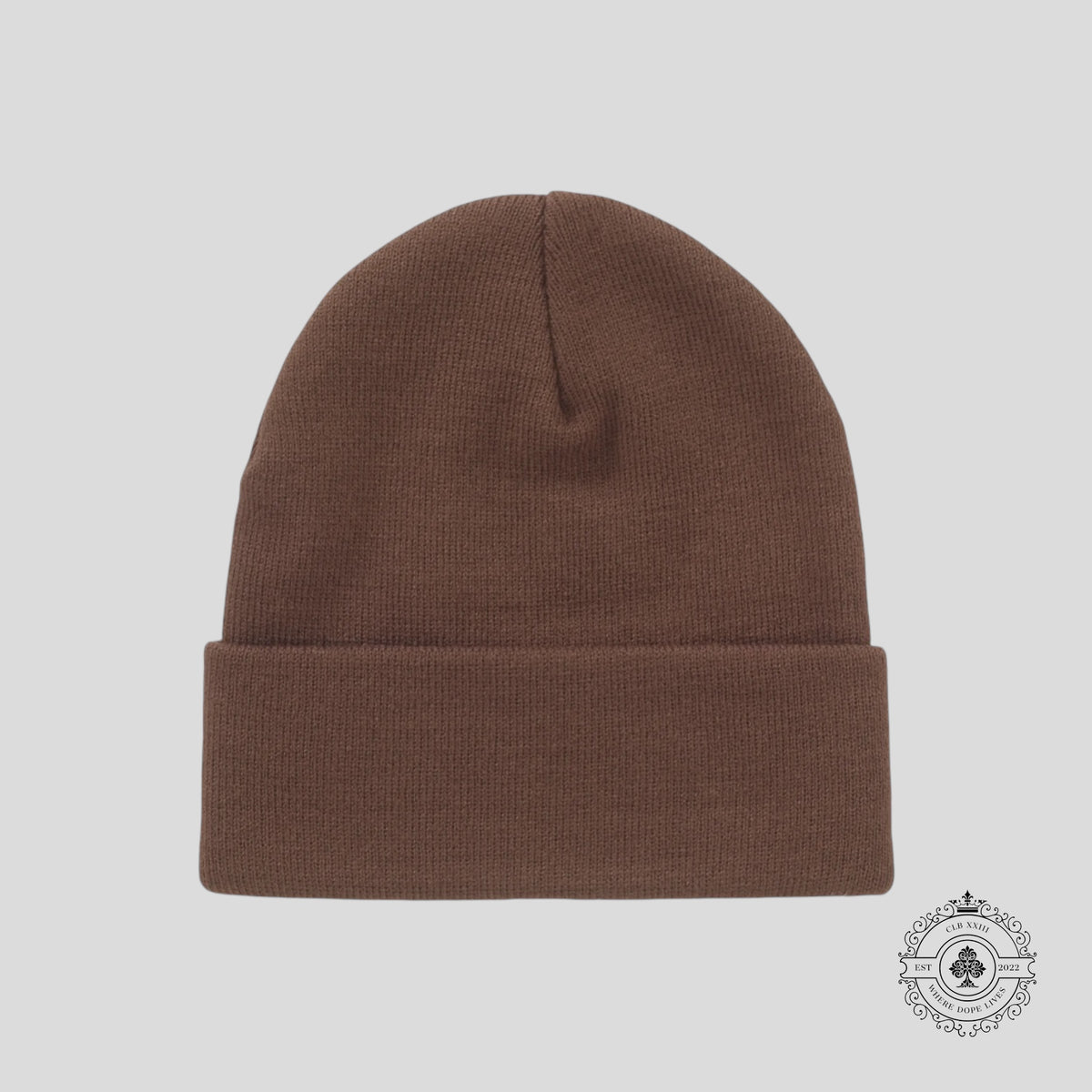 Supreme Crest Beanie in Brown