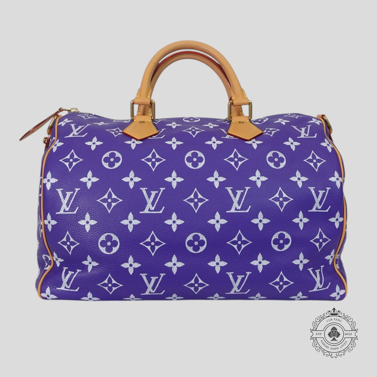 Louis Vuitton Speedy P9 Bandoulière Calfskin Bag, front view