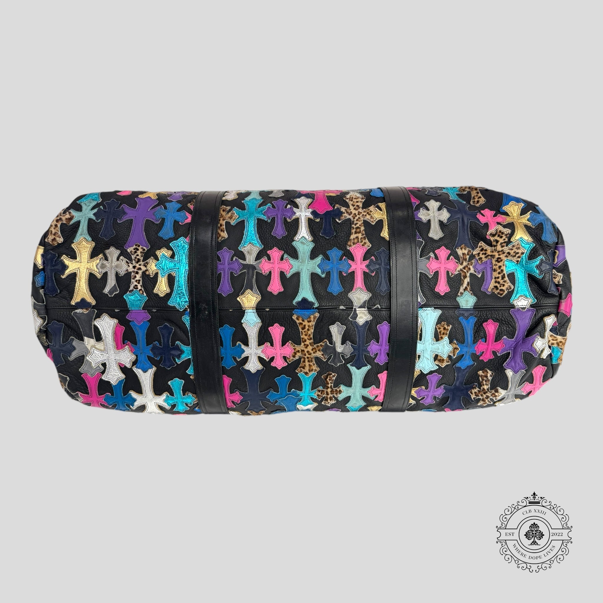 Chrome Hearts XXL Cross Patch Duffle Bag
