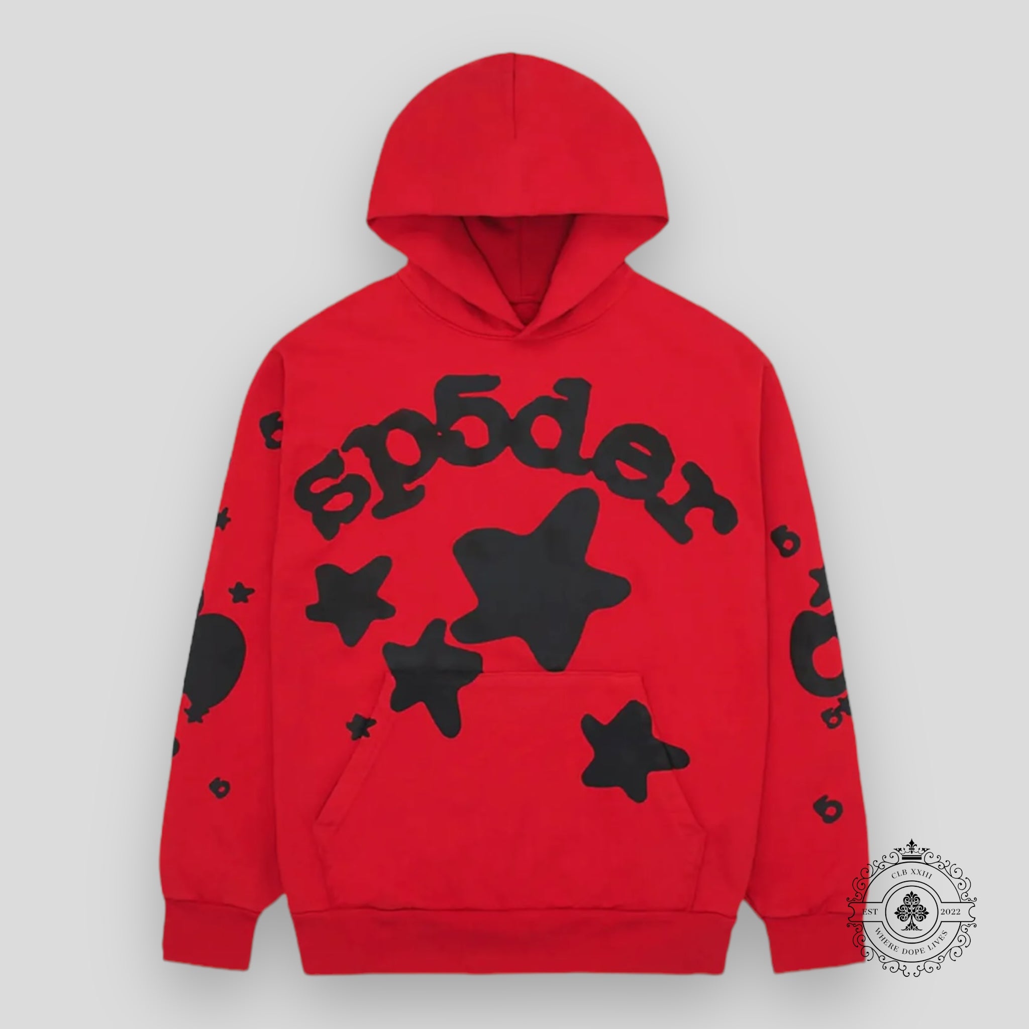 Sp5der Beluga Hoodie Red