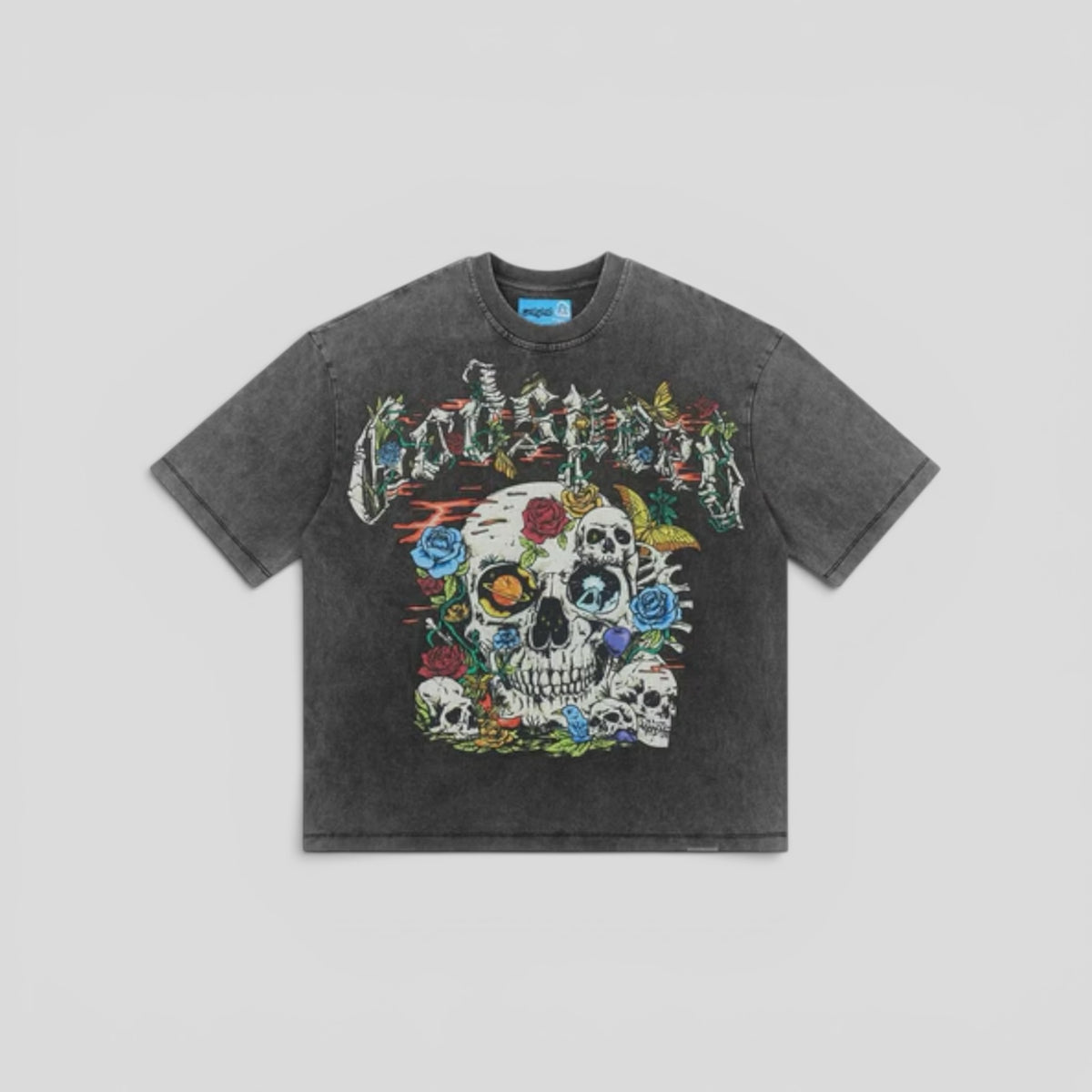Godspeed Cosmic Remains Tee in Grey Wash