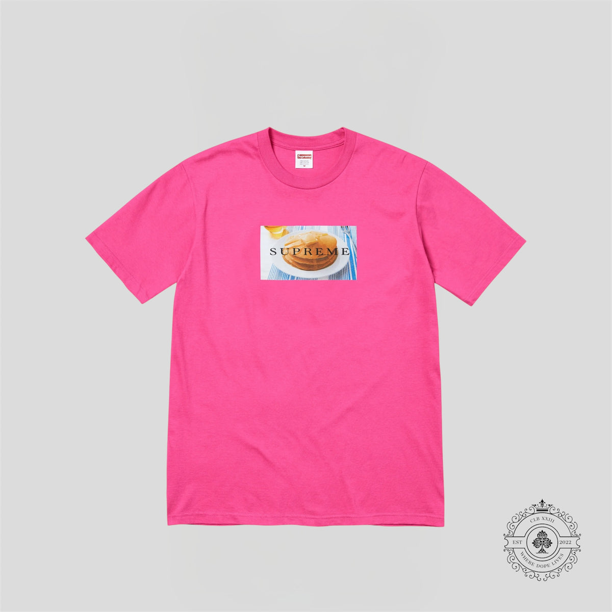 Supreme Pancakes T-Shirt in Pink