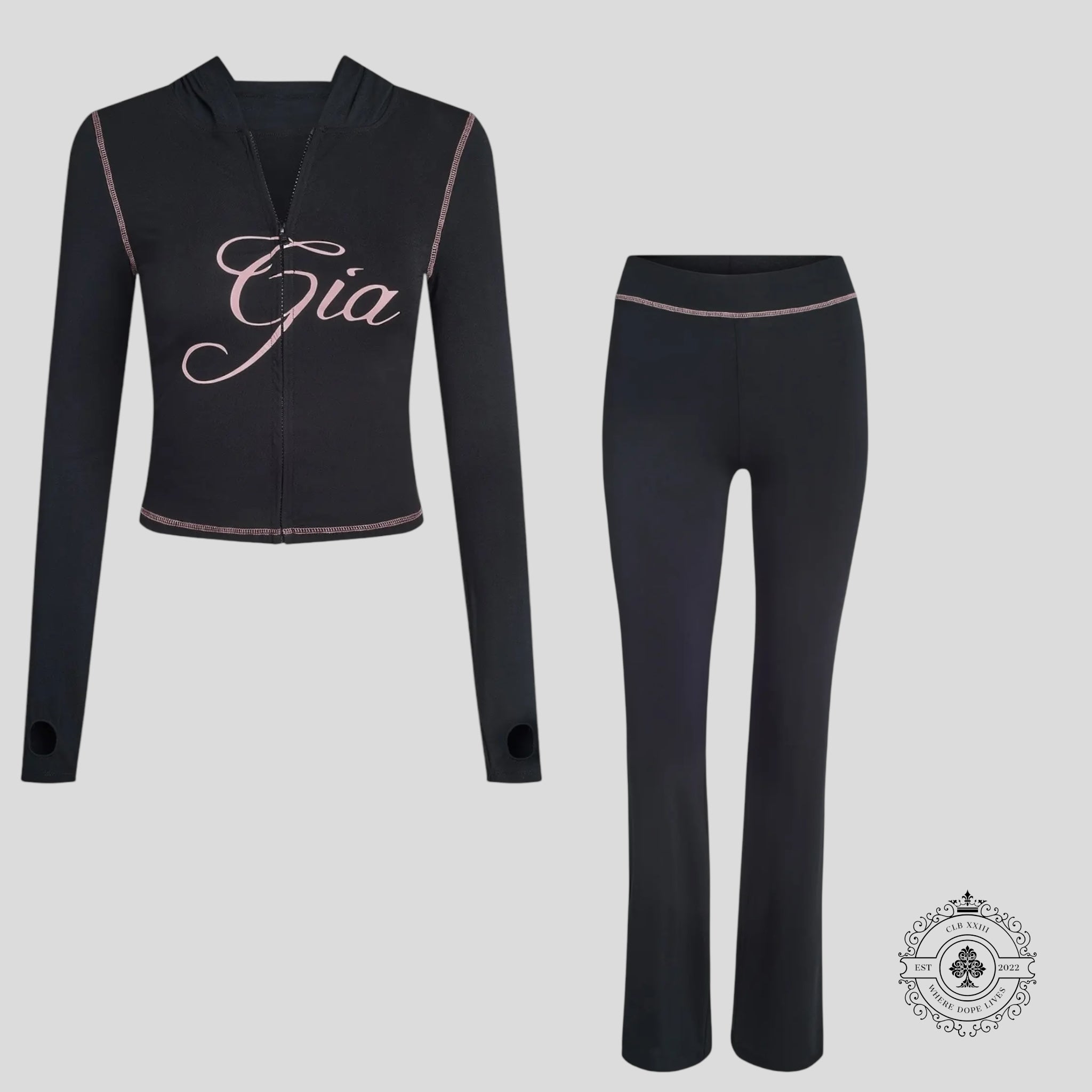 I.AM.GIA Blare Hoodie & Trackpant Set in Black