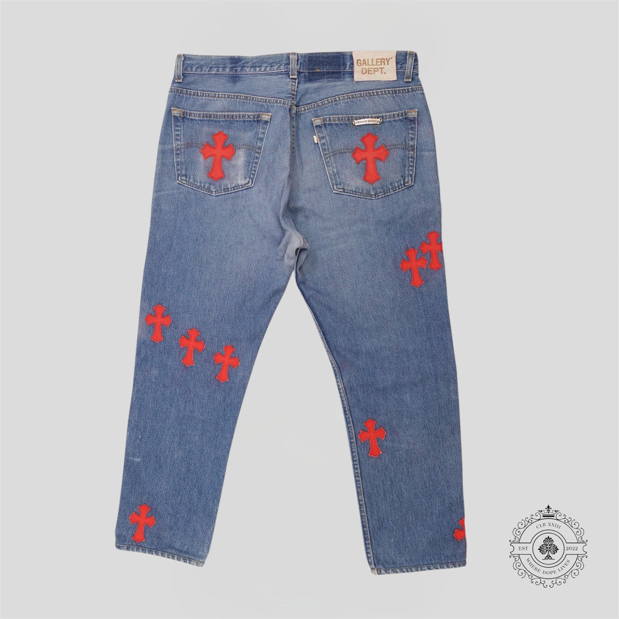 Chrome Hearts X Gallery Dept. Cross Patch Denim