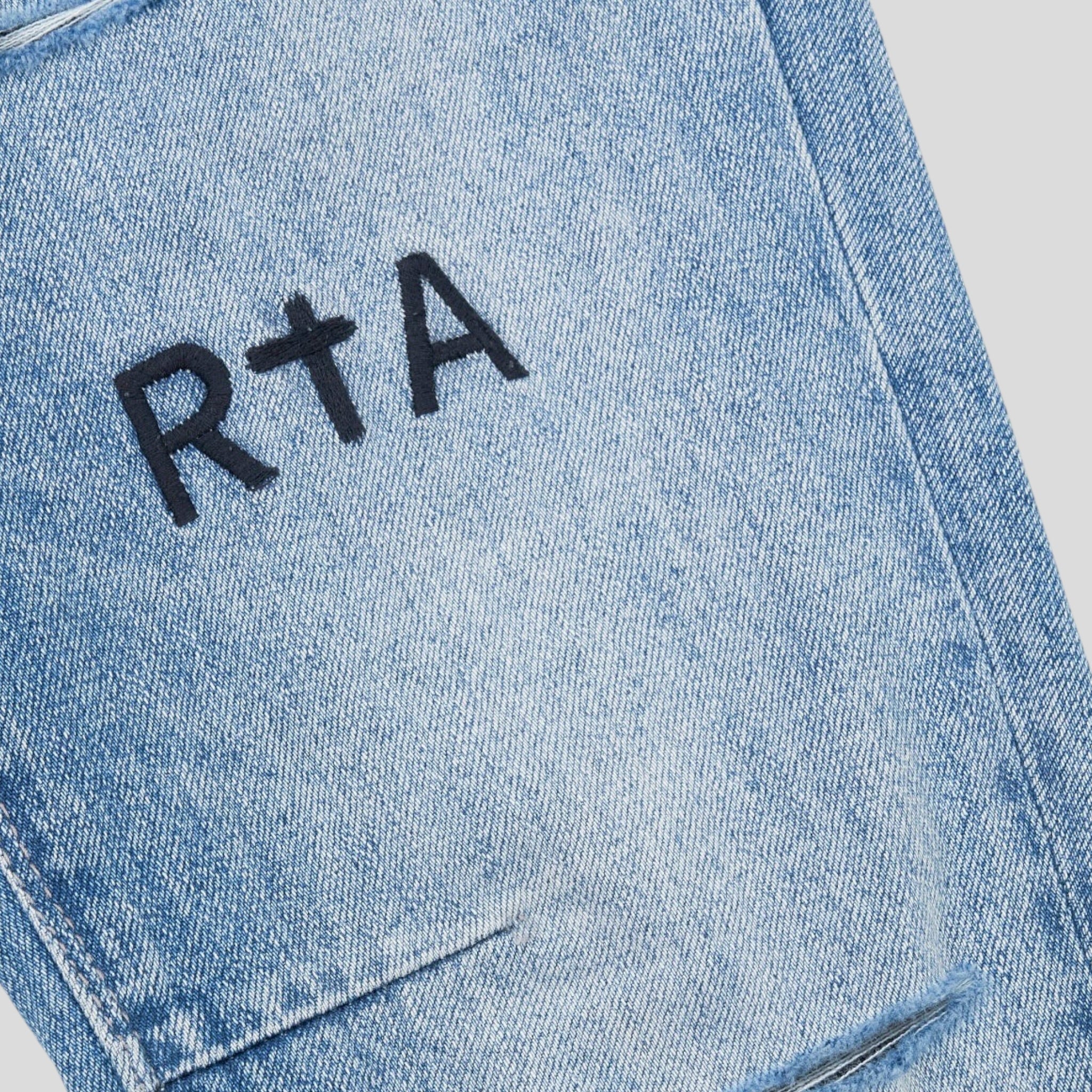 RTA Bryant Skinny Denim Jeans in Vintage Blue