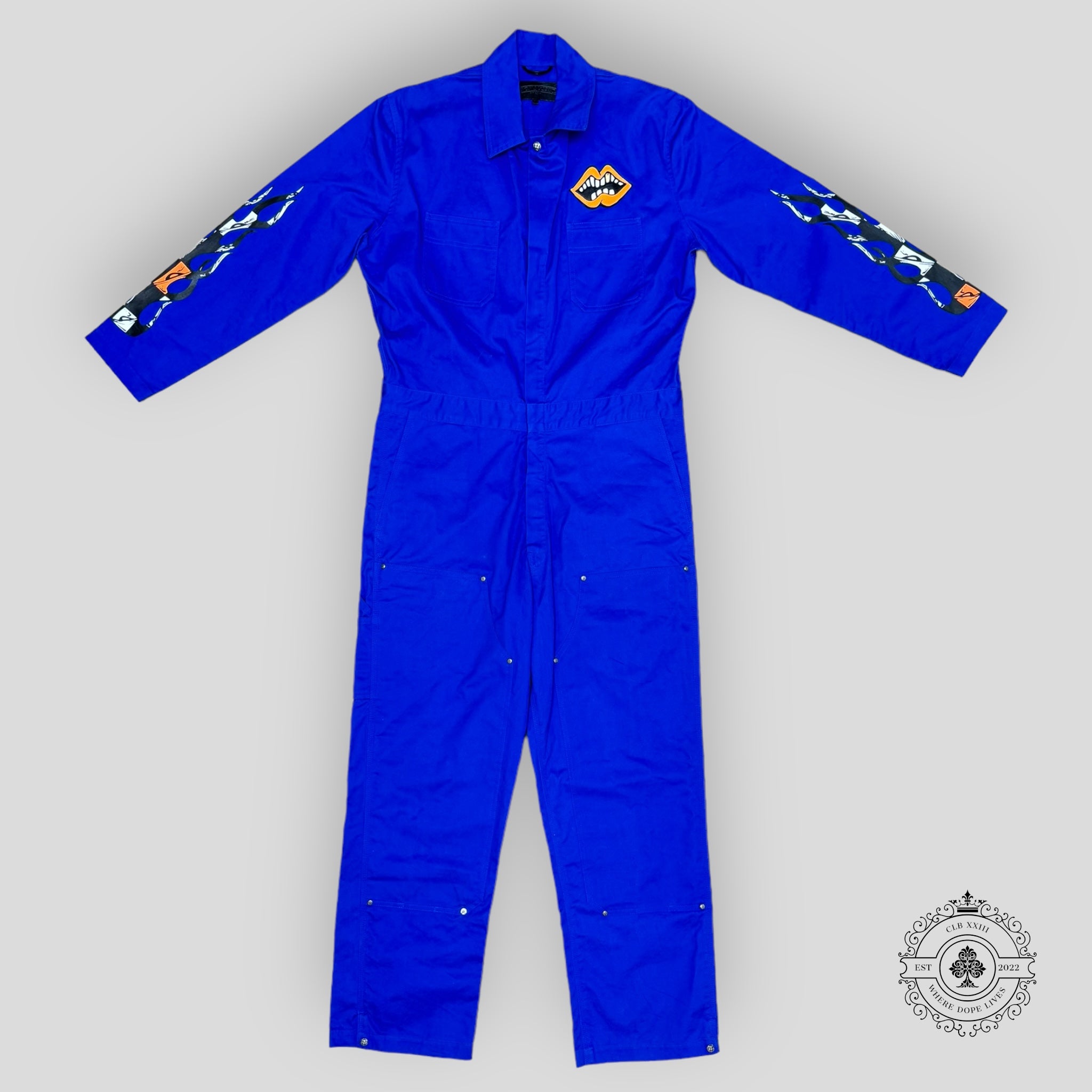 Chrome Hearts Matty Boy Jumpsuit in Blue