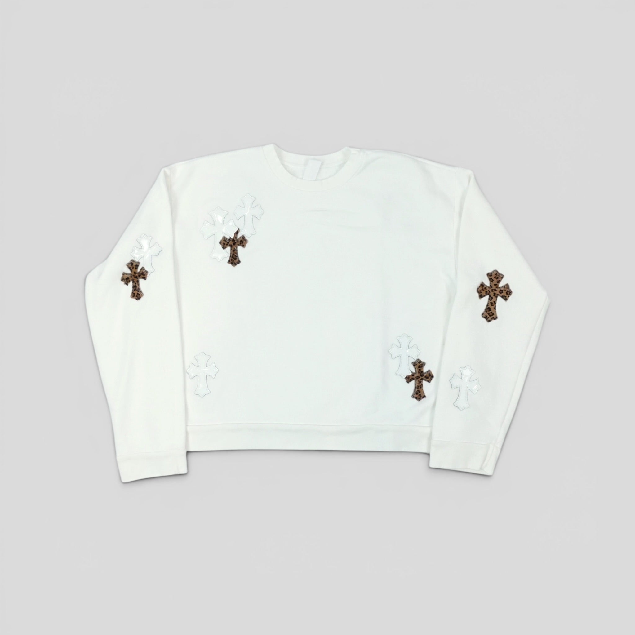 Chrome Hearts Leopard Patch Crewneck