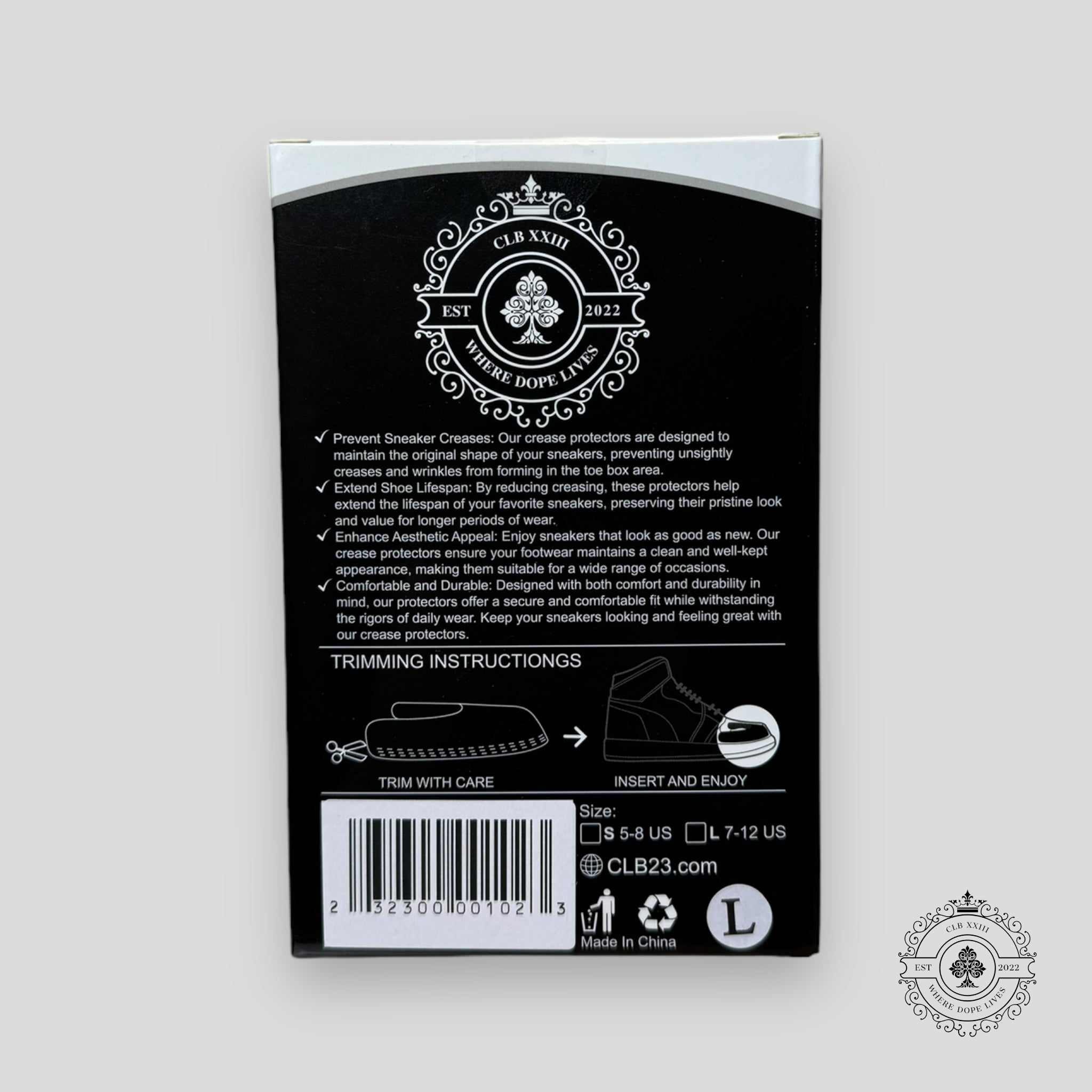CLB XXIII Crease Protectors