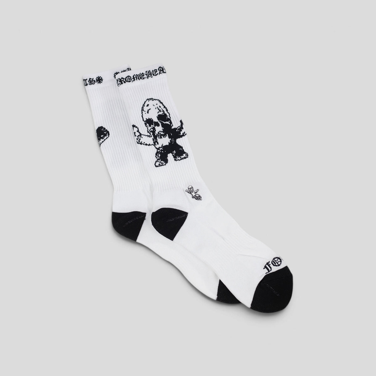 Chrome Hearts Haris Teeter Socks in White