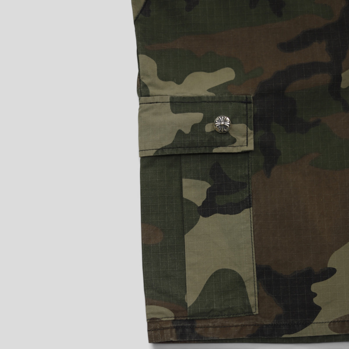 Chrome Hearts Ripstop Shorts in Camo