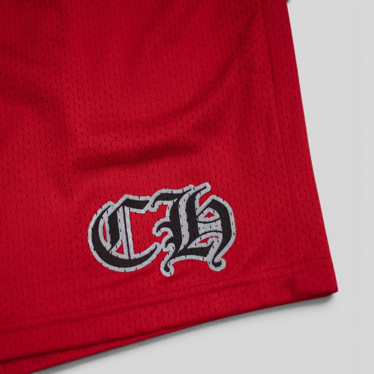 Chrome Hearts Team 99 Mesh Shorts in Red