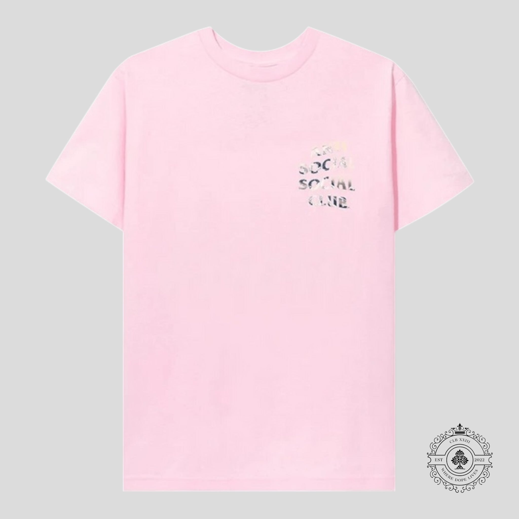 Anti Social Social Club Wave Tee in Pink