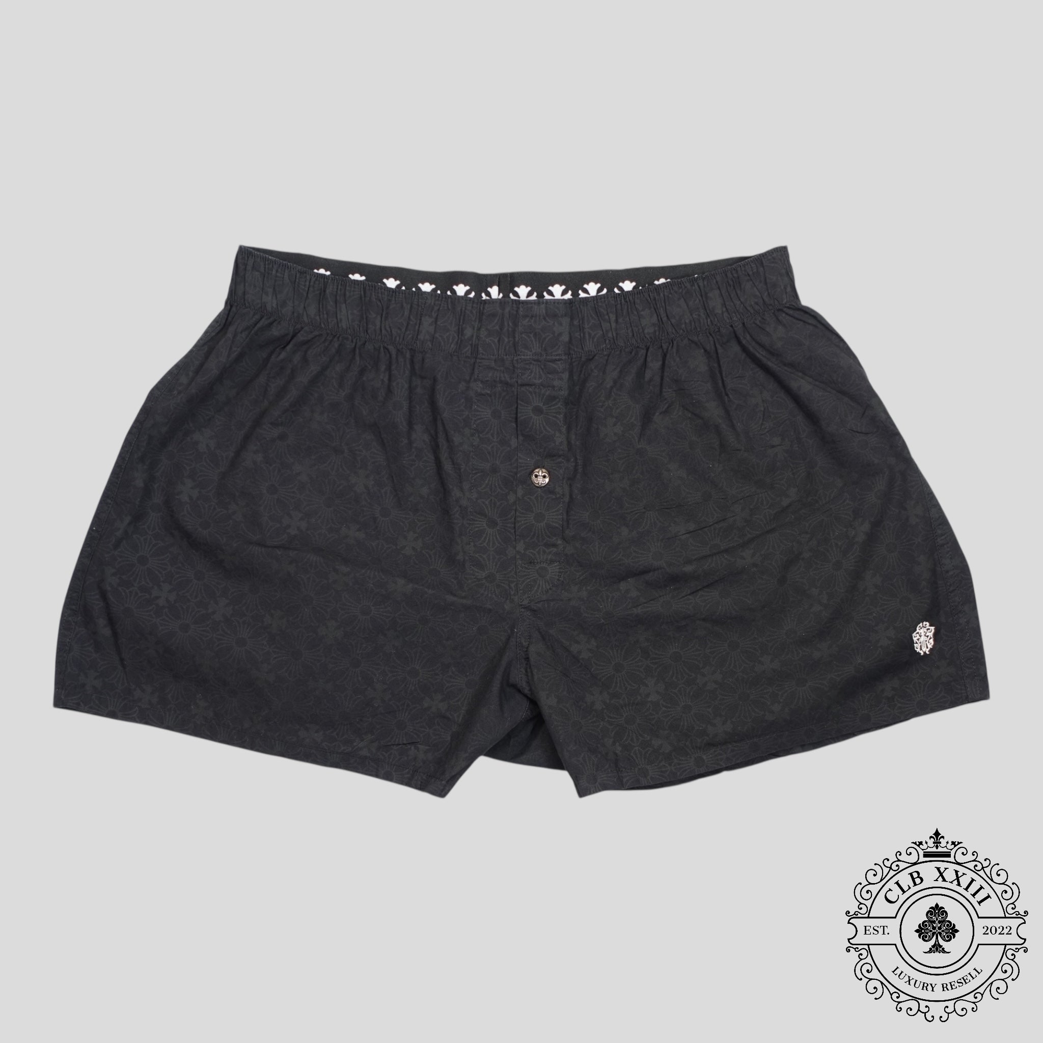 Chrome Hearts Monogram Swim Shorts in Black