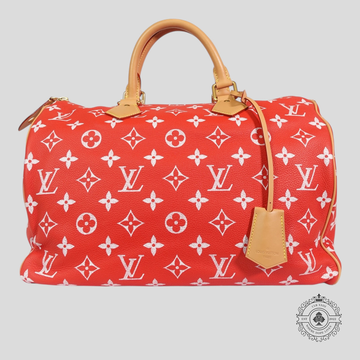 Louis Vuitton Speedy P9 Bandouliere 40 in Red