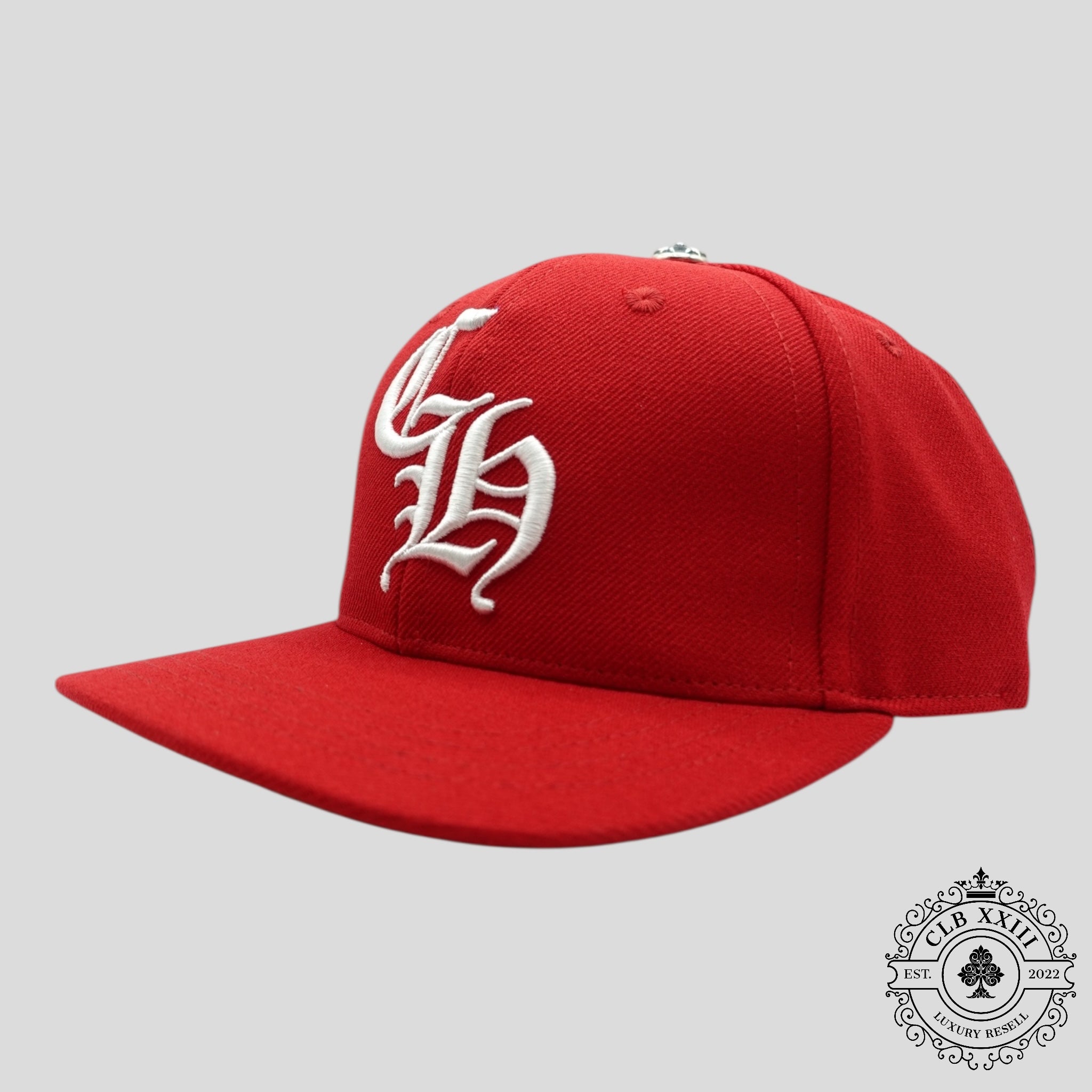 Chrome Hearts CH Embroidered Hat in Red