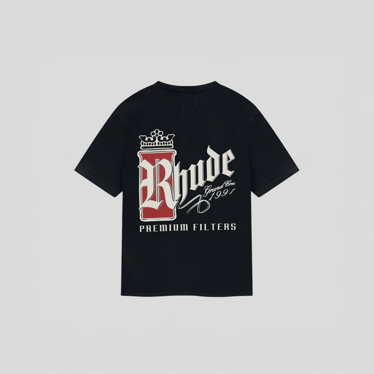 Rhude Rhude Fumar 91 Vintage Tee in Black & Red