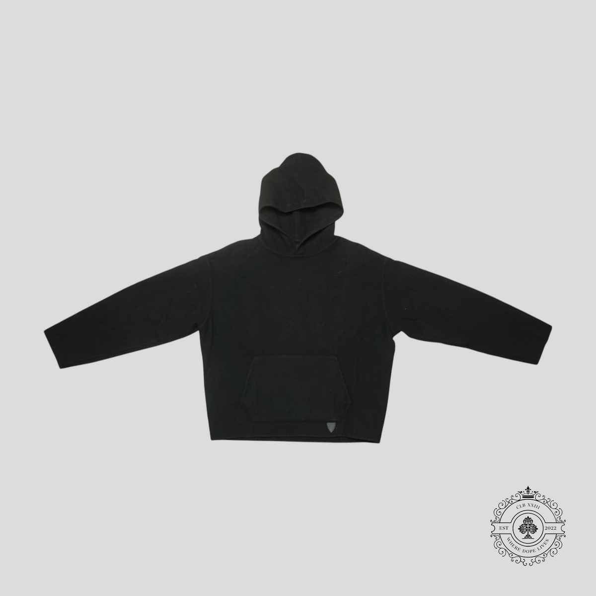 Louis Vuitton Wool Cashmere Blend Hoodie in Black