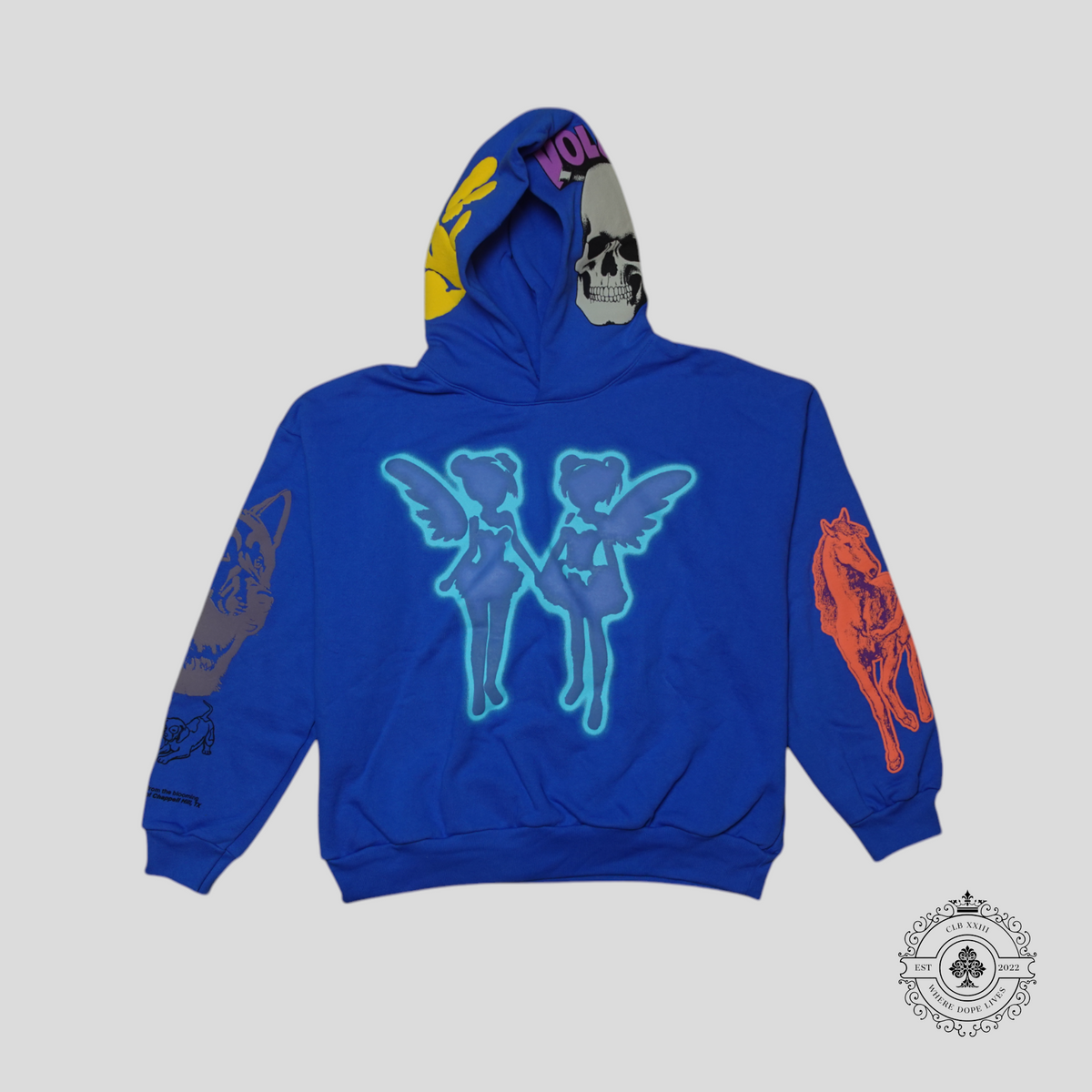 Drake Related FATD Hoodie in Blue