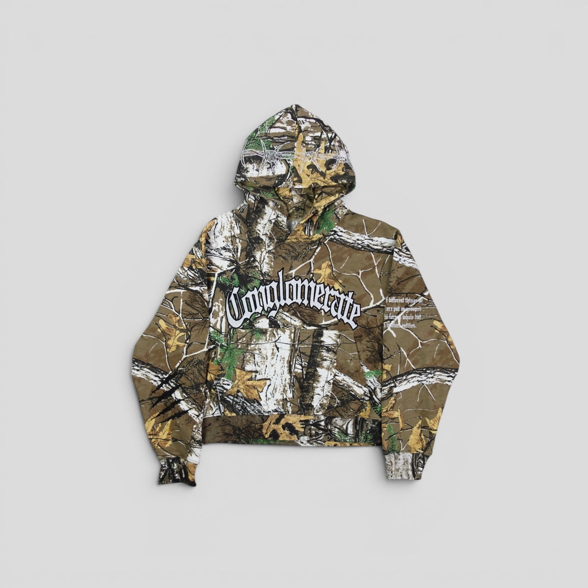 Conglomerate Clothing Camo Logo Hoodie