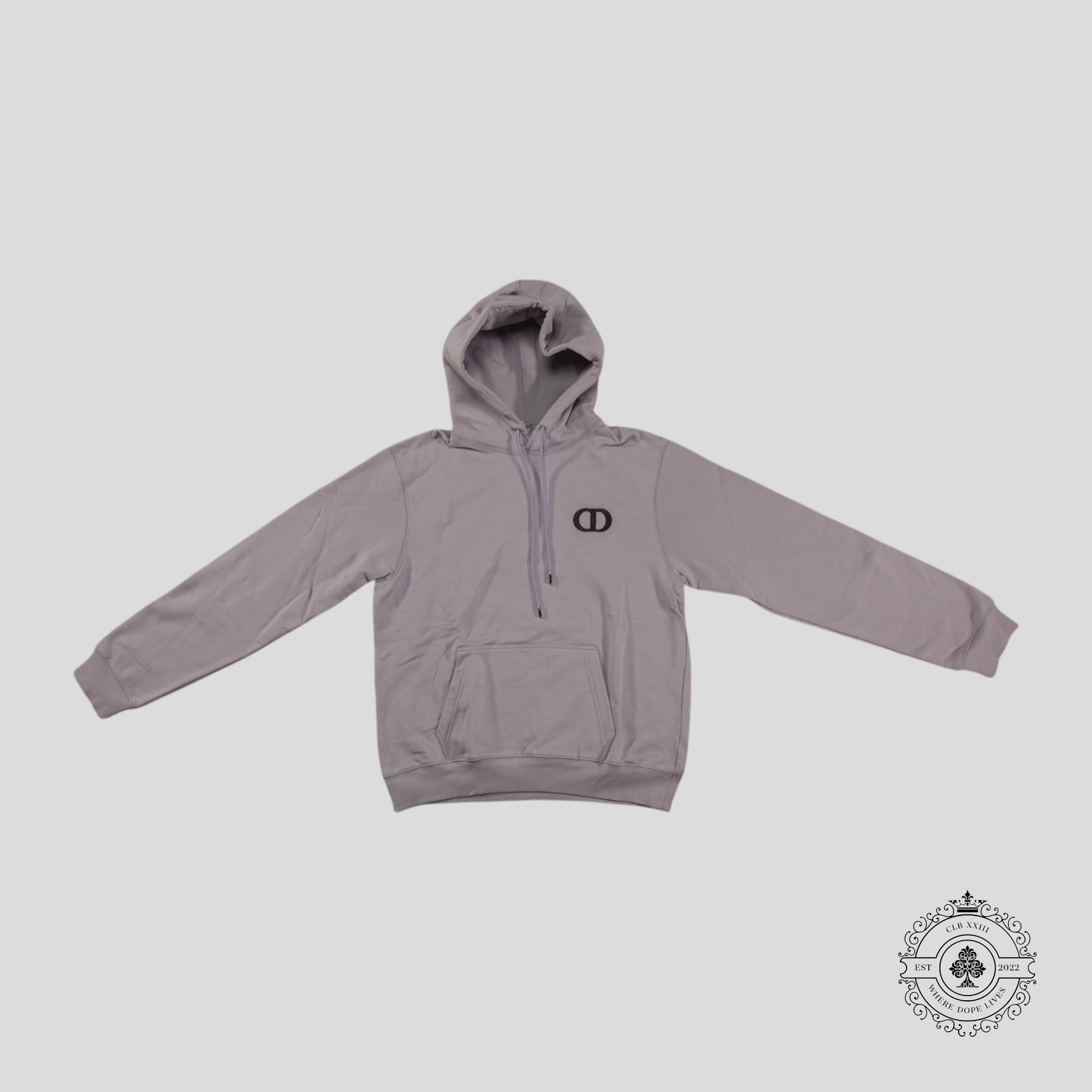 Dior CD Icon Hoodie in Dusty Purple