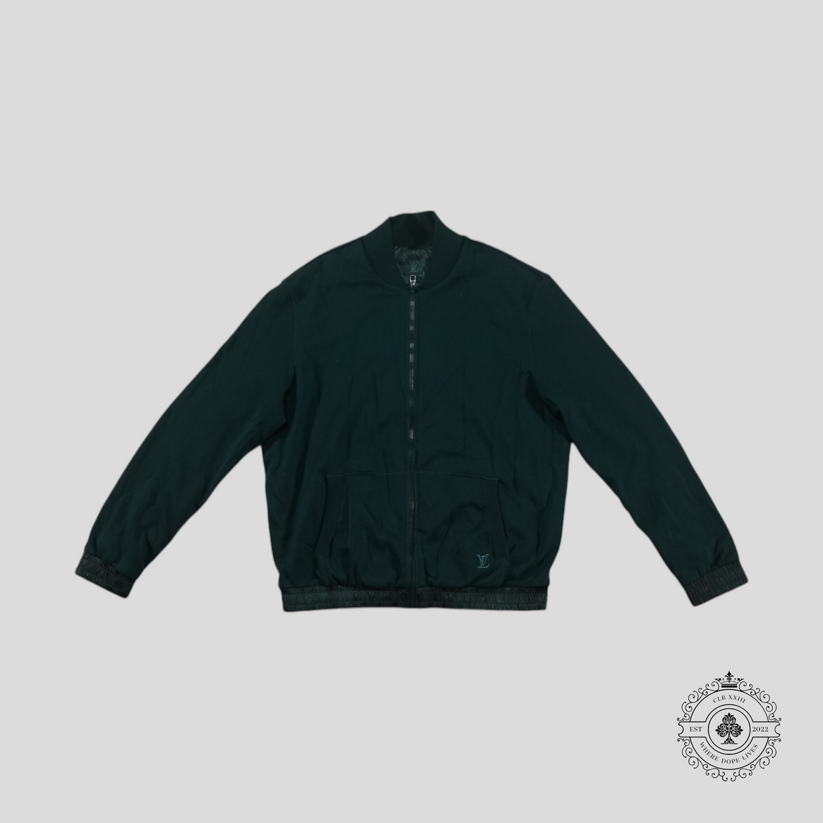 Louis Vuitton Monogram Reversible Light Bomber in Green