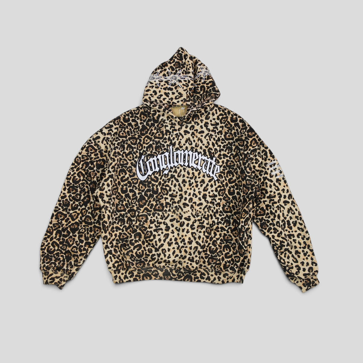 Conglomerate Clothing Leopard Print Hoodie