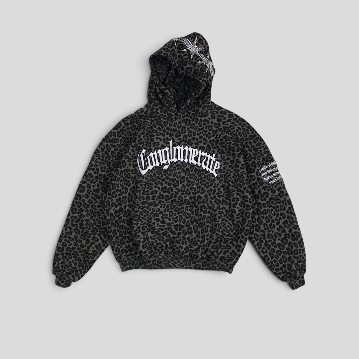 Conglomerate Clothing Black Panther Print Hoodie