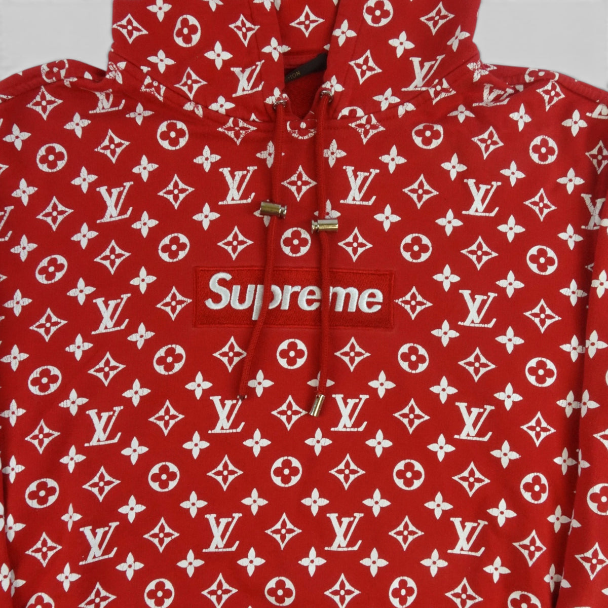 Louis Vuitton X Supreme Box Logo Hoodie