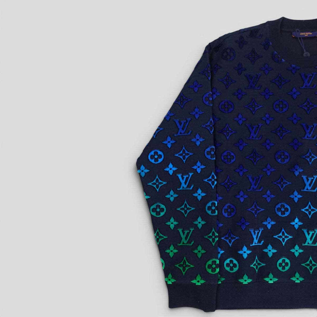 Louis Vuitton Gradient Monogram Crewneck in Multicolor