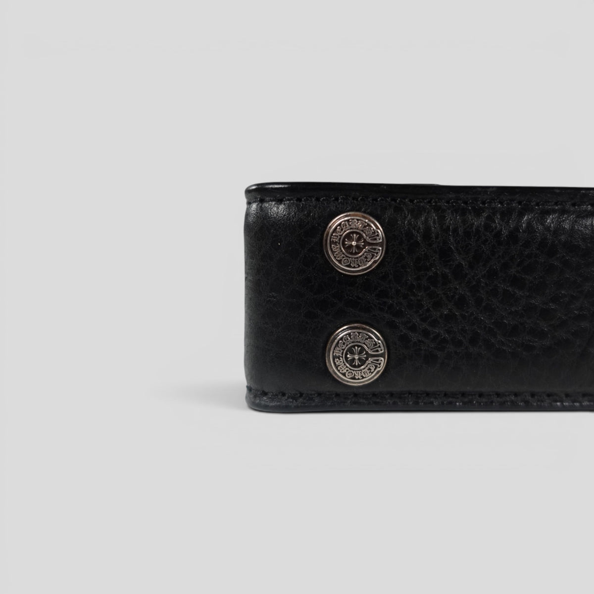 Chrome Hearts 1.5 Inch Belt Strap in Black