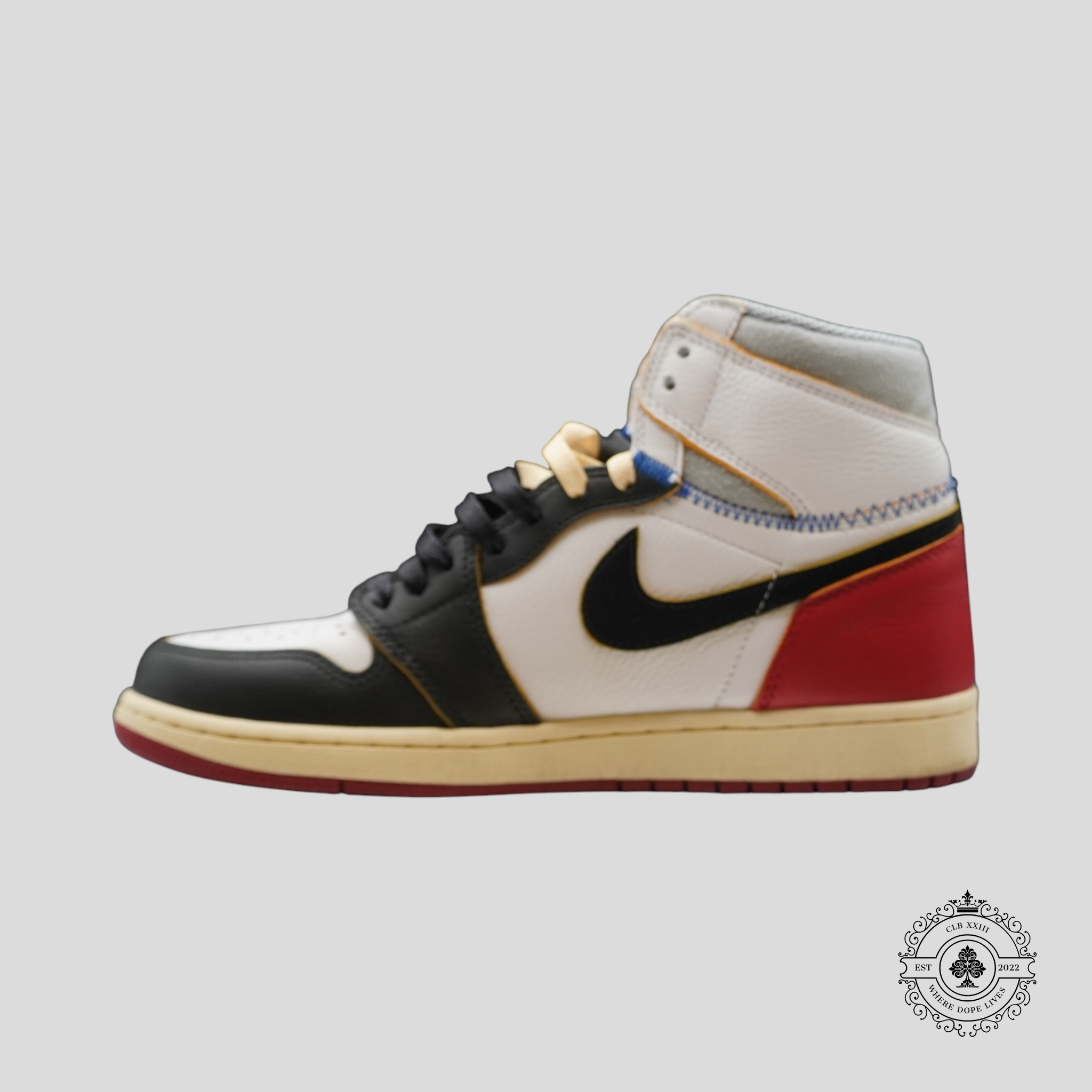Air Jordan 1 Retro High Union Los Angeles Black Toe - Preowned