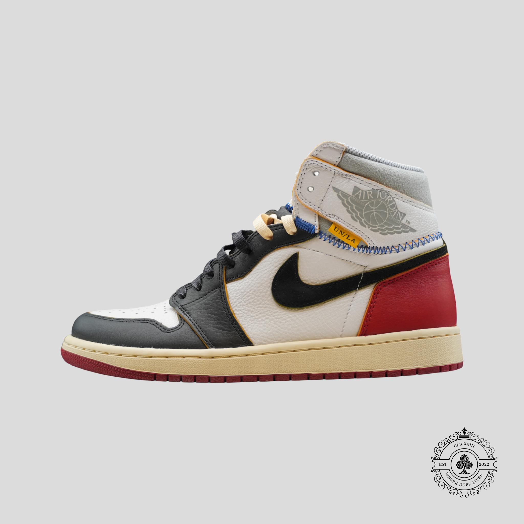 Air Jordan 1 Retro High Union Los Angeles Black Toe - Preowned