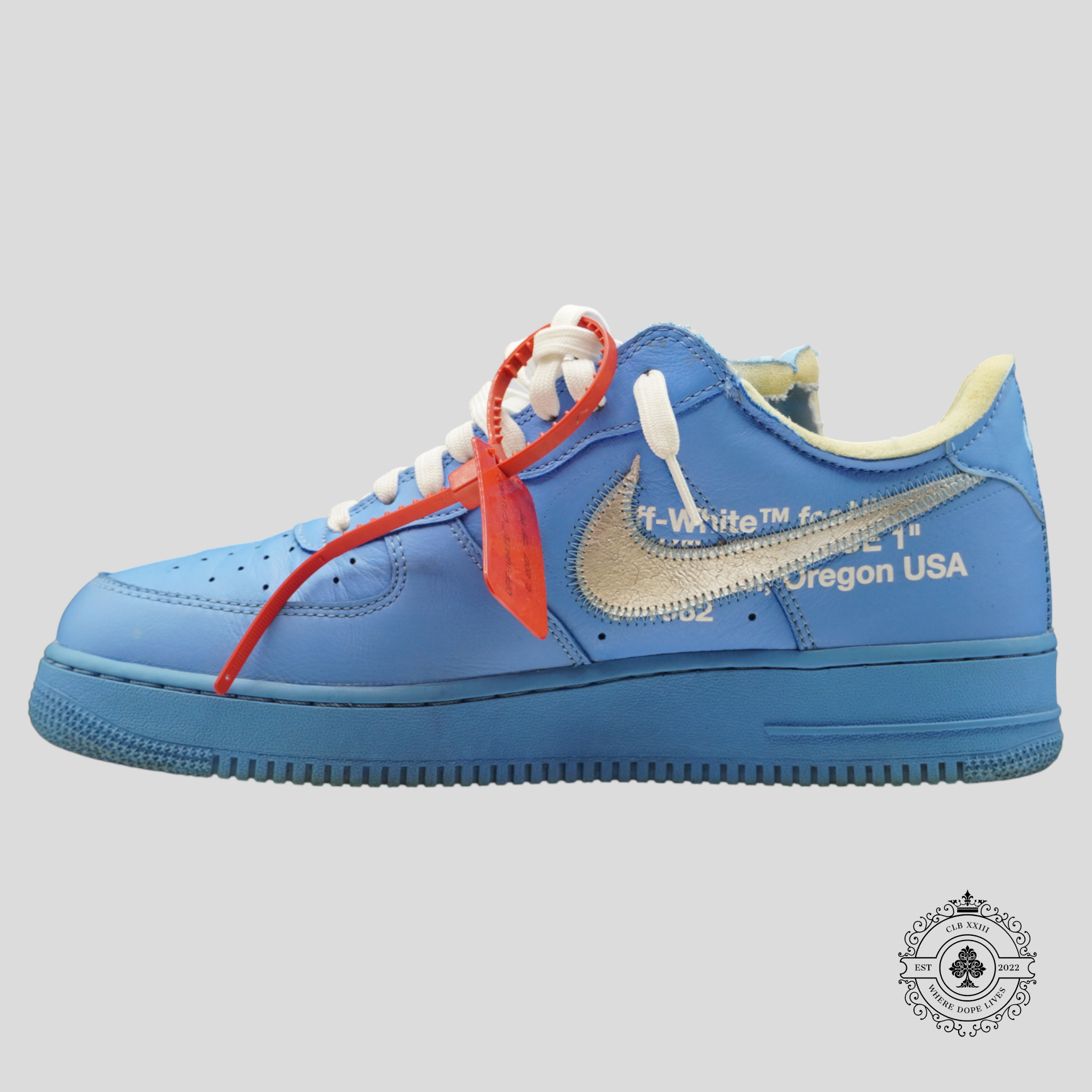 Nike Air Force 1 Low Off-White MCA University Blue - Preowned