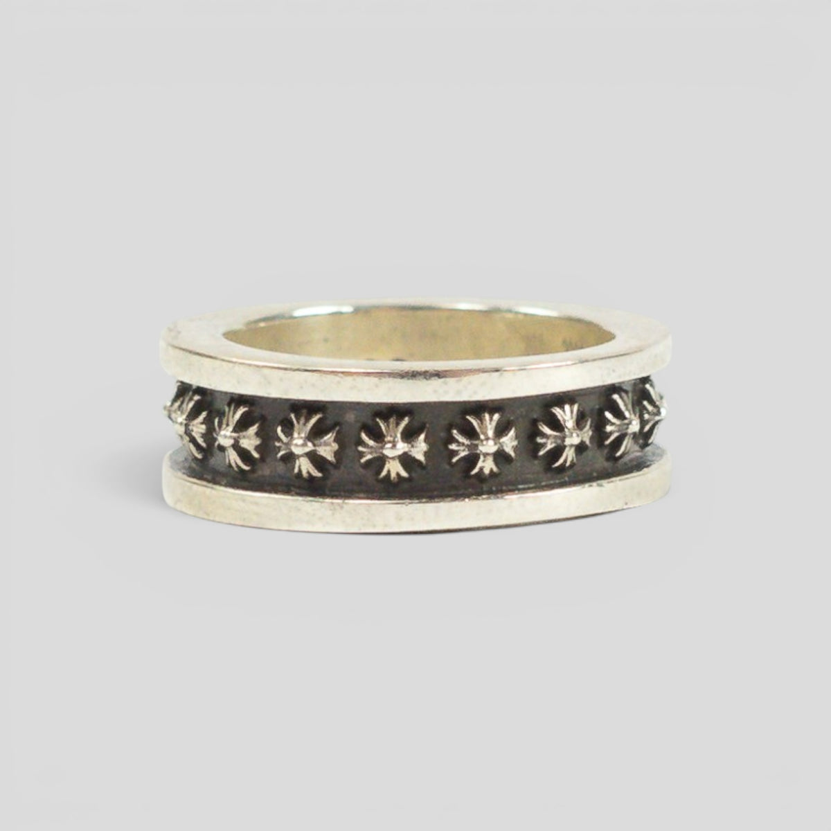 Chrome Hearts Mini Plus Band Ring