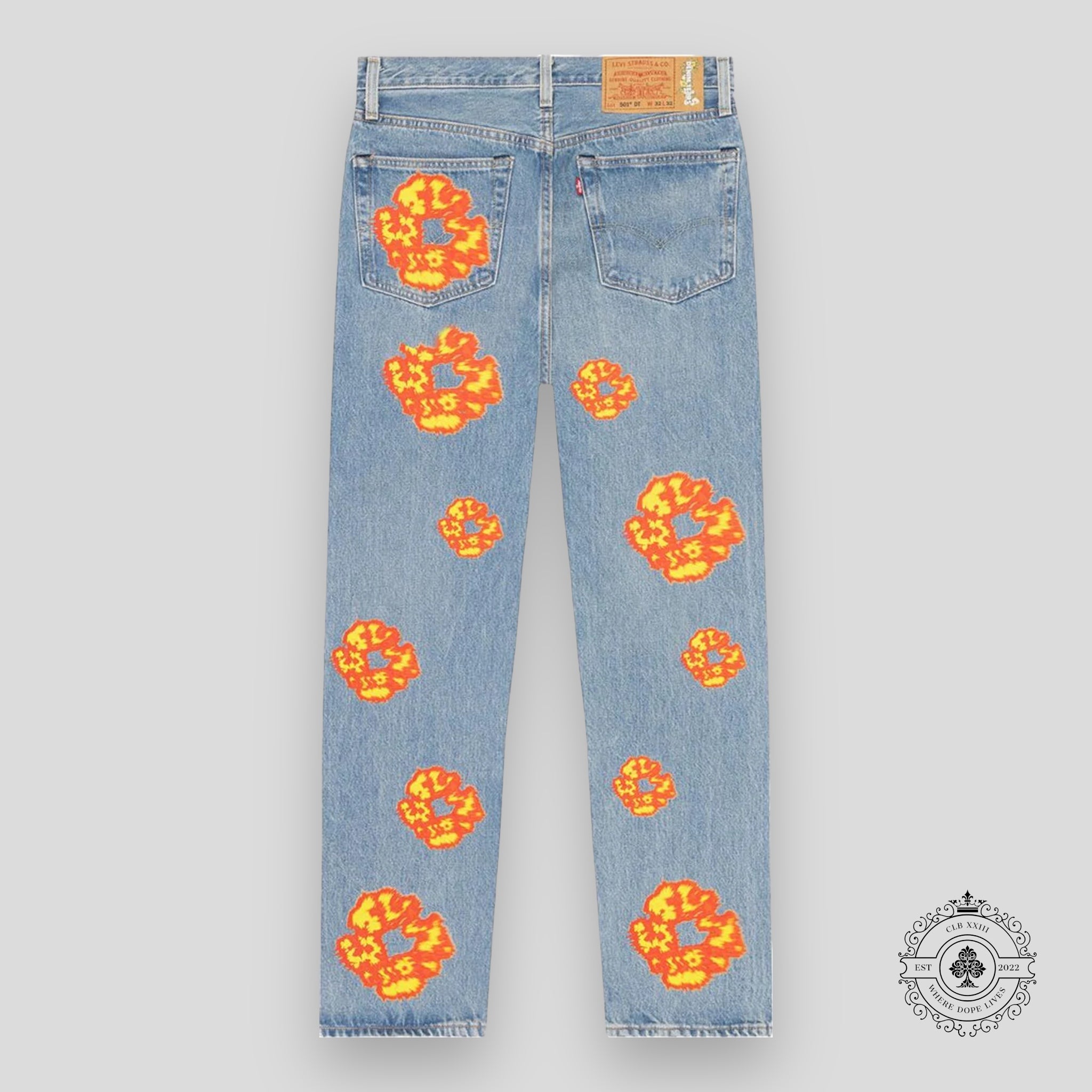 Denim Tears x Offset 501 Jeans - Light Wash